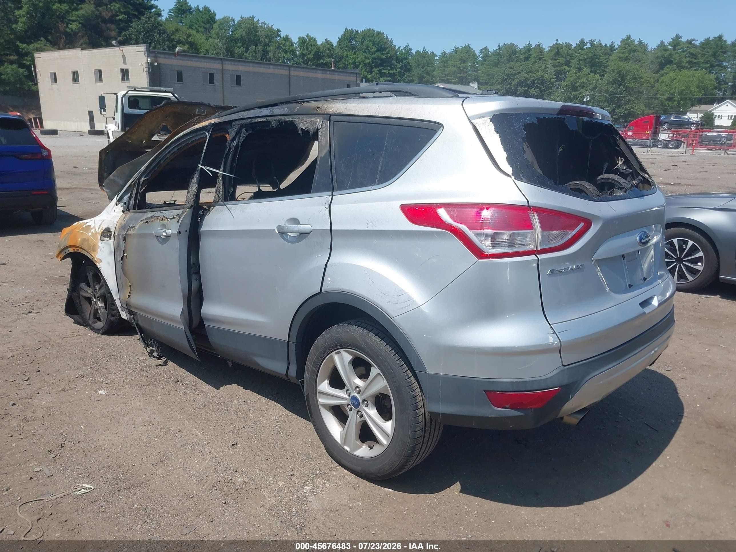 2013 Ford Escape Se Silver vin: 1FMCU9GX0DUD94196