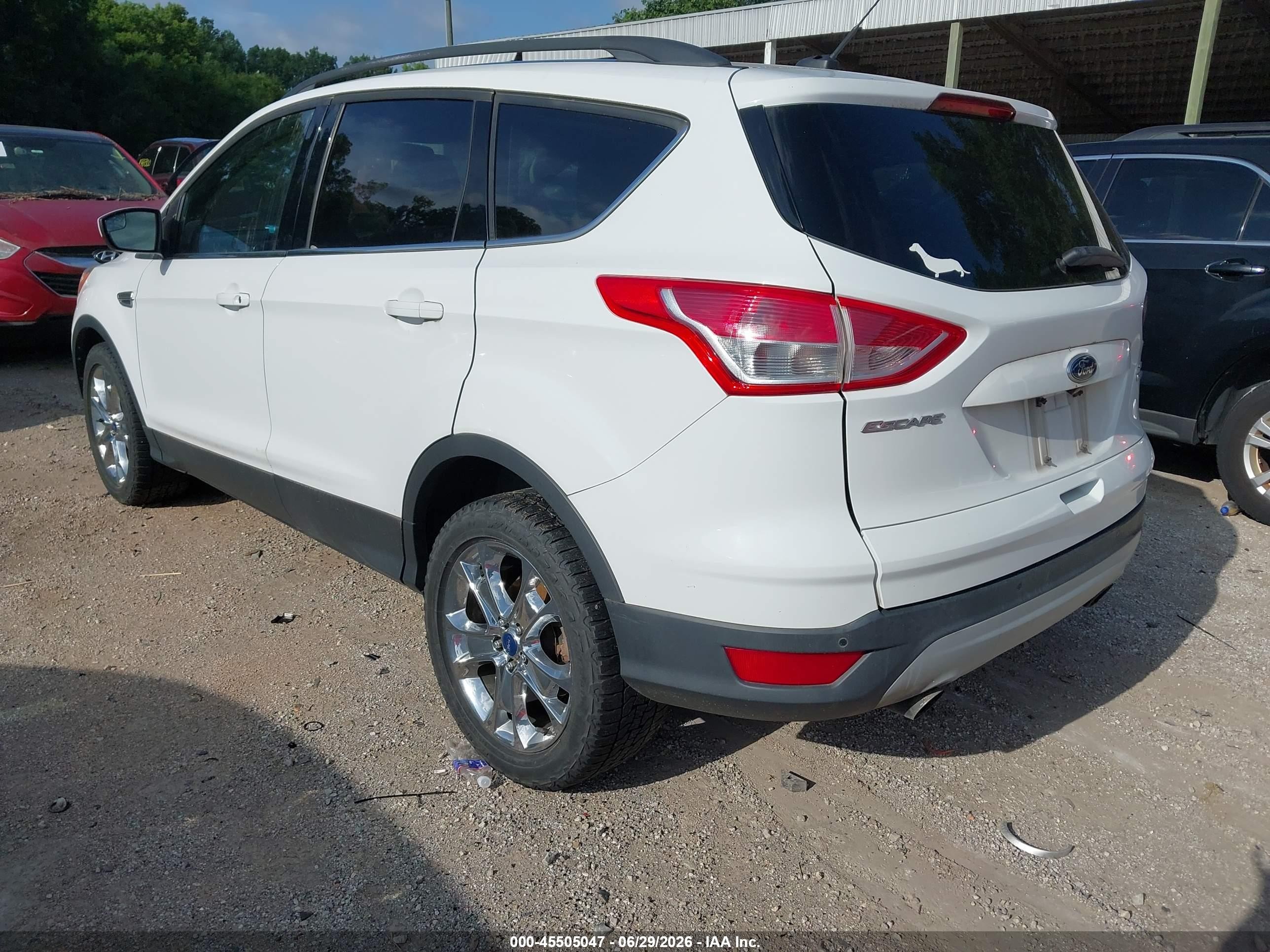 2014 Ford Escape Se Белый vin: 1FMCU9GX0EUA29650