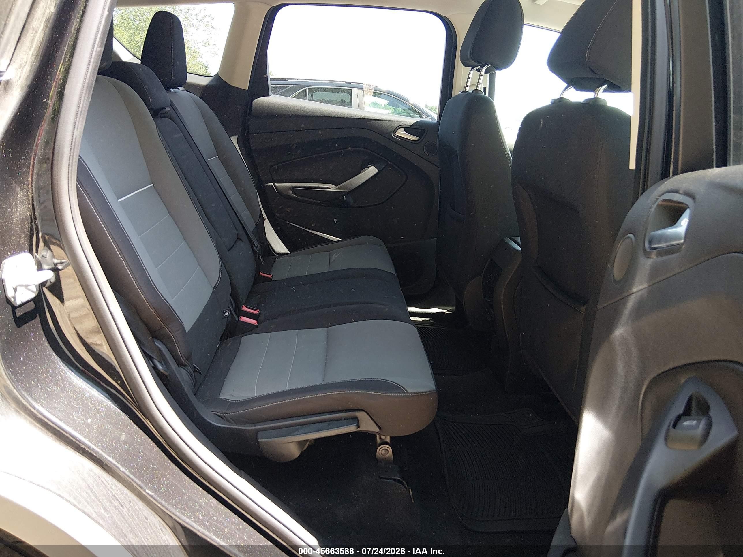 2014 Ford Escape Se Black vin: 1FMCU9GX0EUB03844
