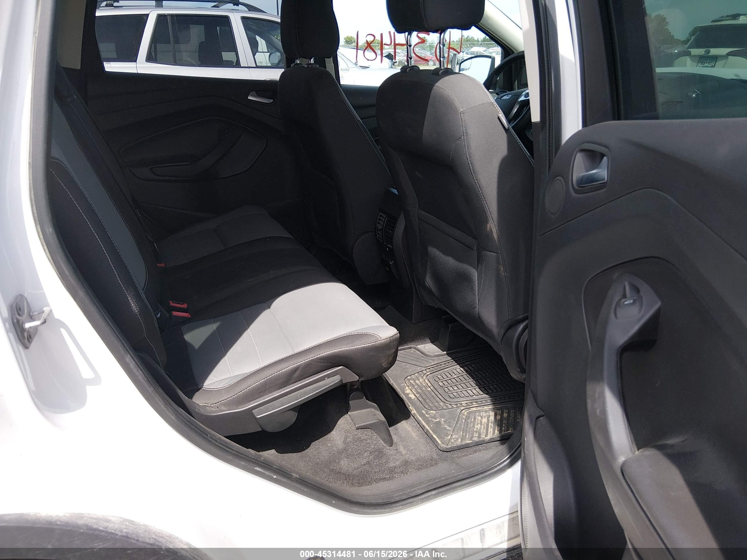 2014 Ford Escape Se White vin: 1FMCU9GX0EUB32907