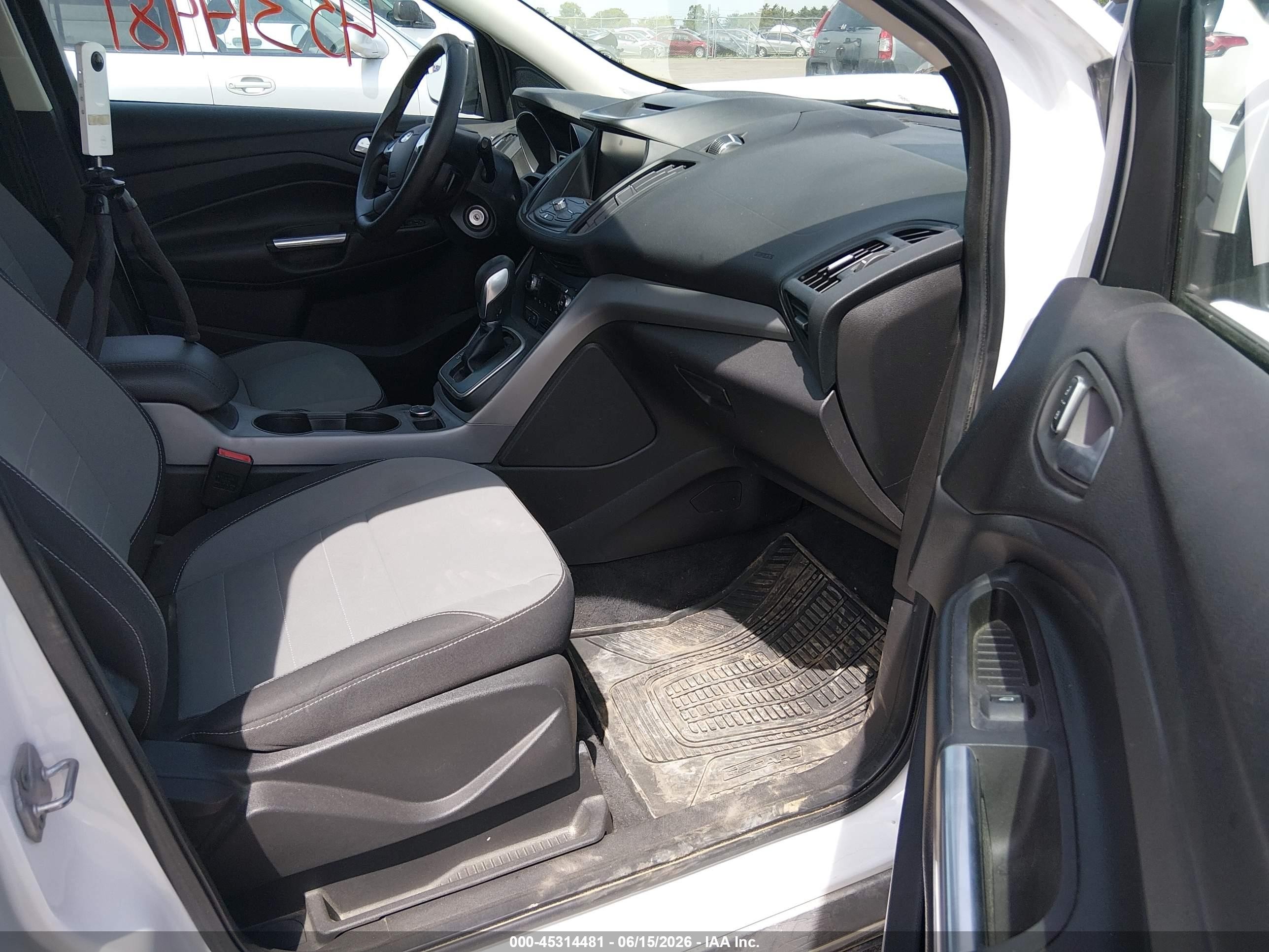 2014 Ford Escape Se White vin: 1FMCU9GX0EUB32907