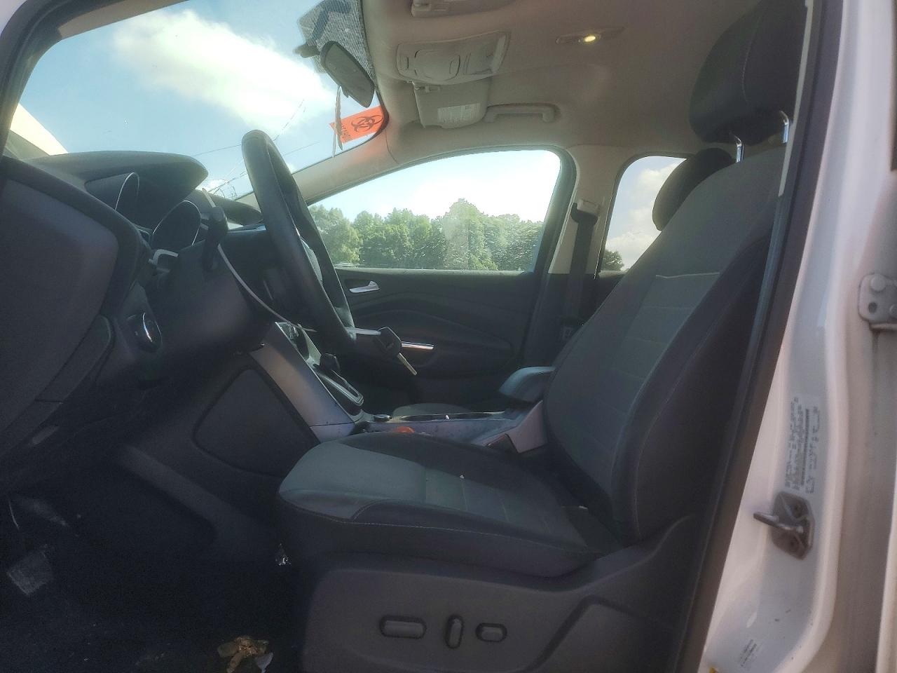 2014 Ford Escape Se White vin: 1FMCU9GX0EUB59203