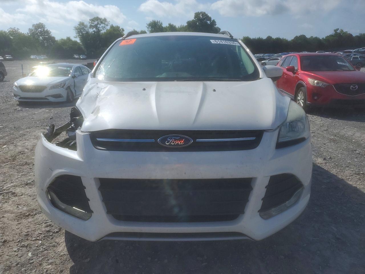 2014 Ford Escape Se White vin: 1FMCU9GX0EUB59203