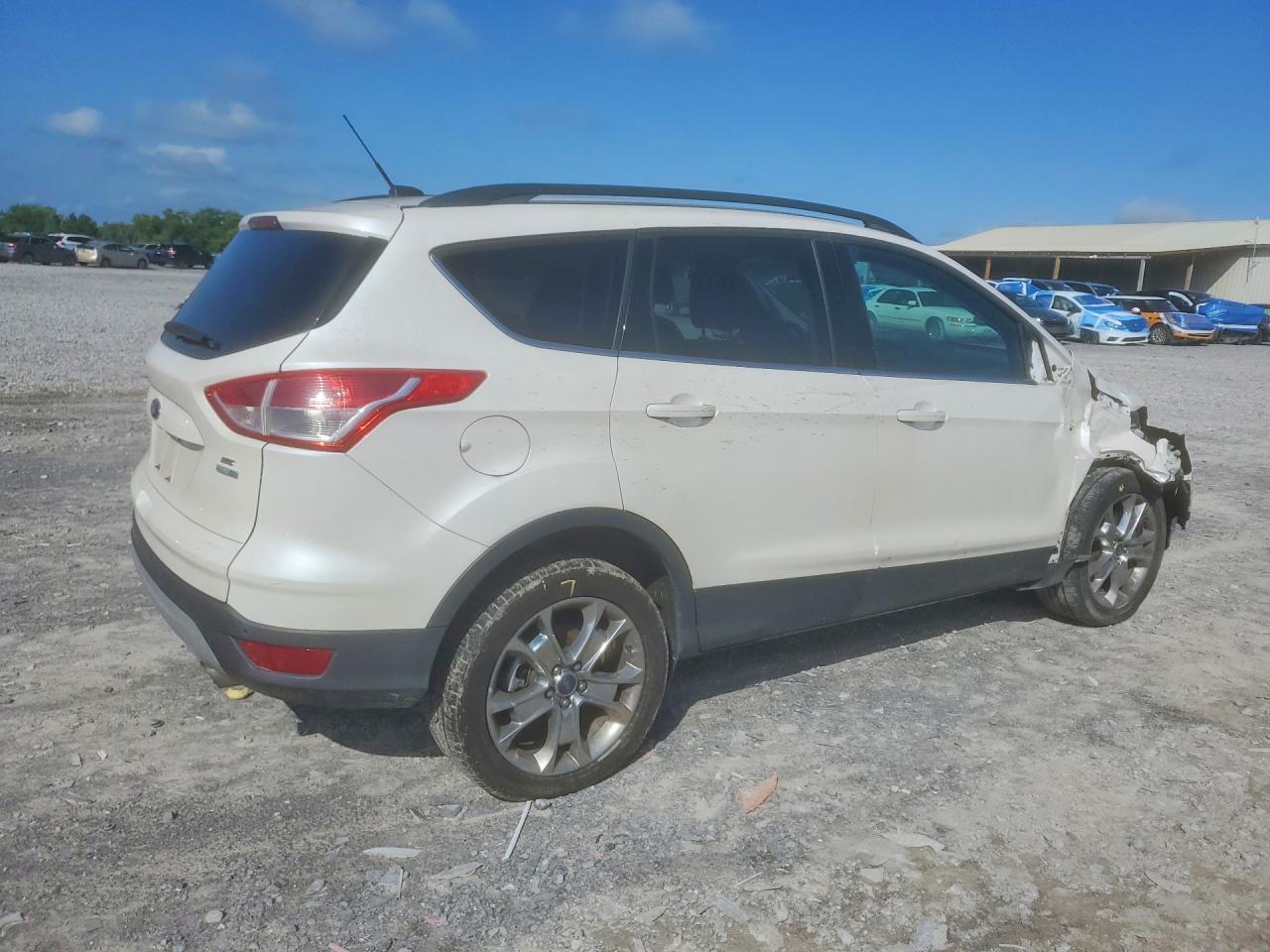 2014 Ford Escape Se White vin: 1FMCU9GX0EUB59203