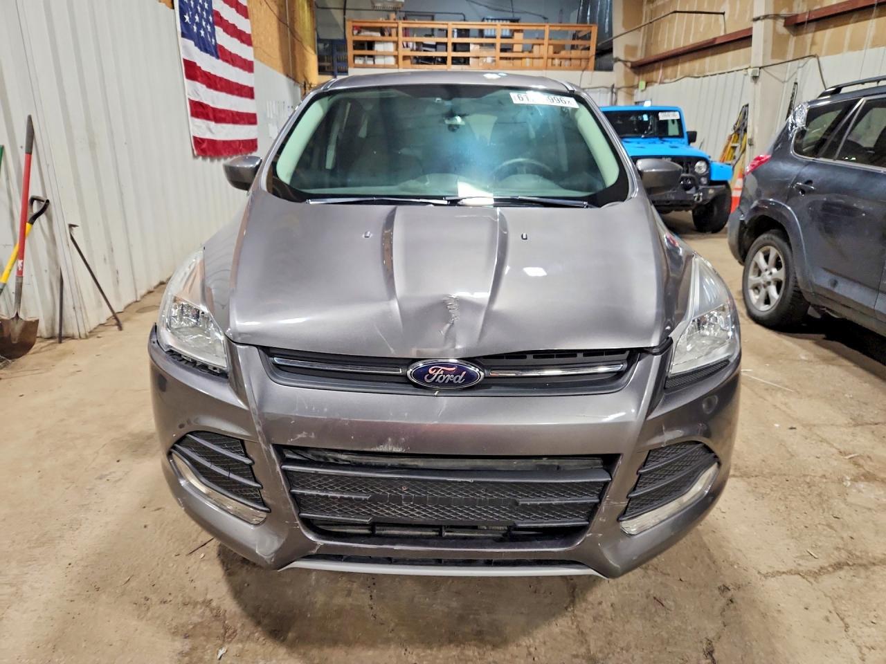 2014 Ford Escape Se Gray vin: 1FMCU9GX0EUC00008