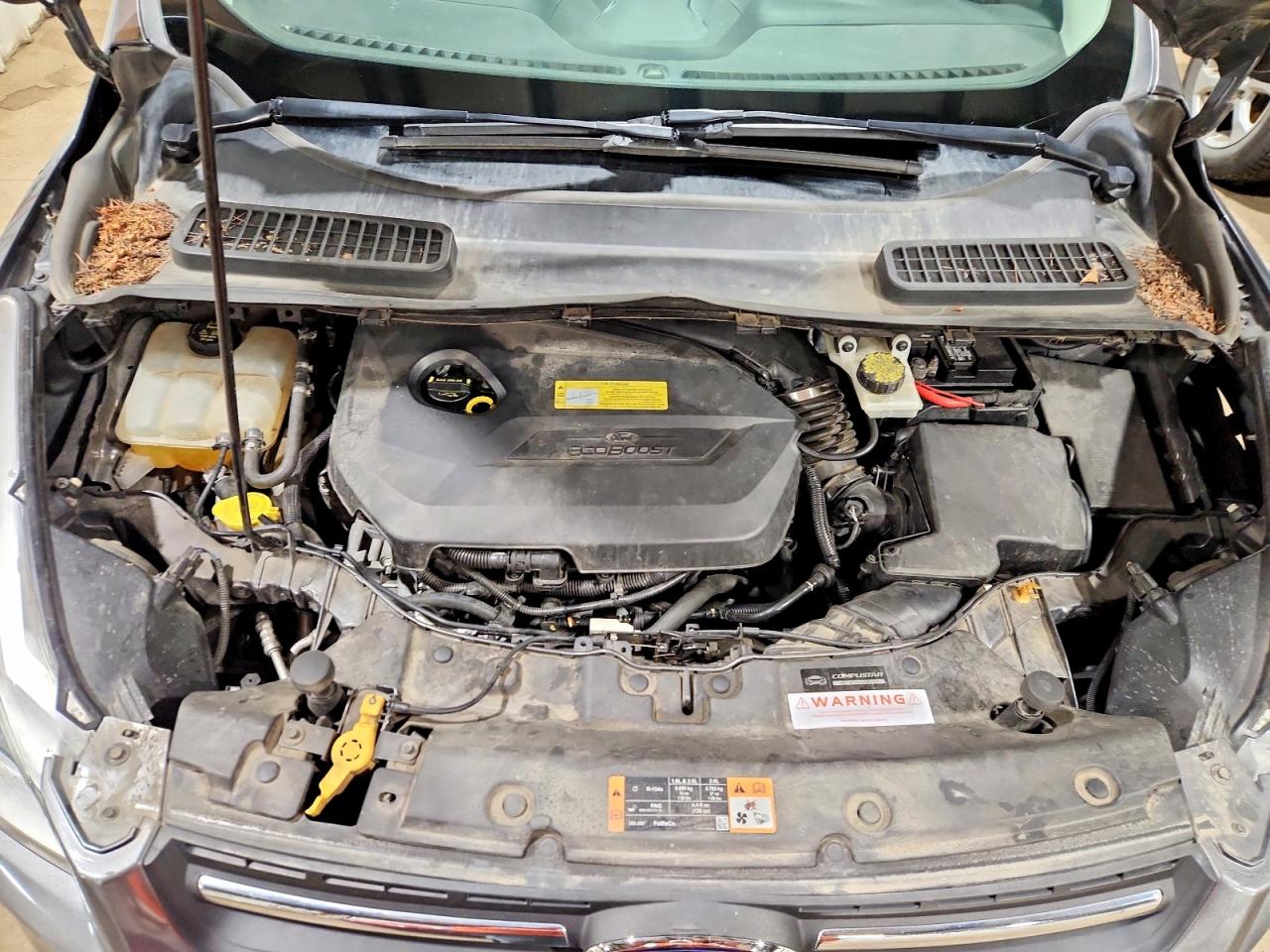 2014 Ford Escape Se Gray vin: 1FMCU9GX0EUC00008
