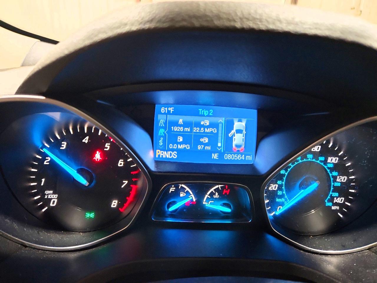 2014 Ford Escape Se Gray vin: 1FMCU9GX0EUC00008