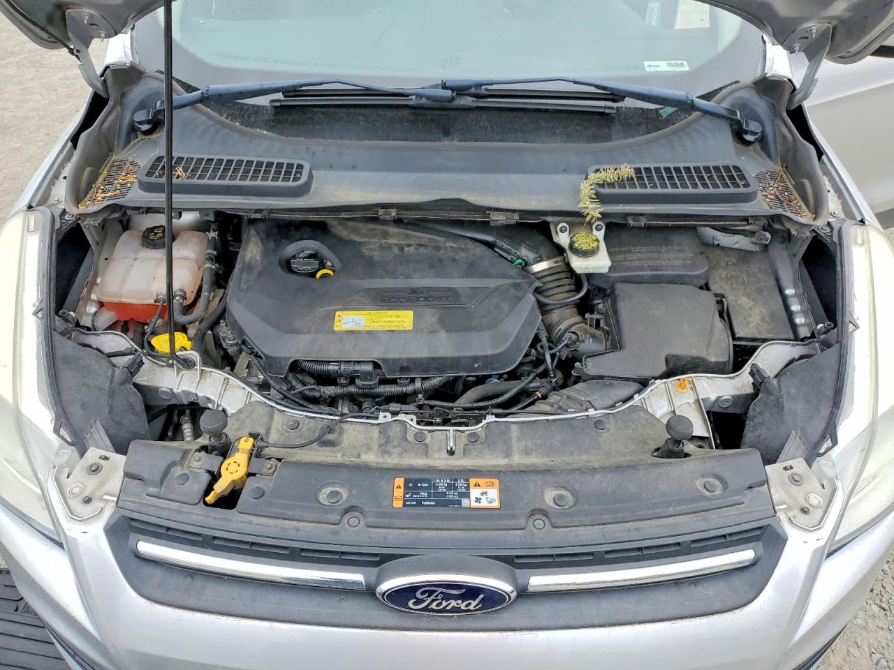 2014 Ford Escape Se Silver vin: 1FMCU9GX0EUC17245