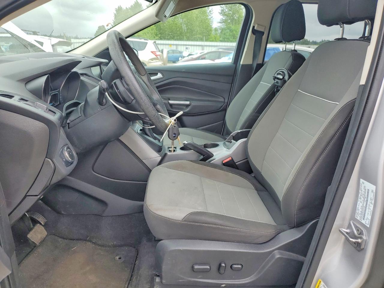2014 Ford Escape Se Silver vin: 1FMCU9GX0EUC17245
