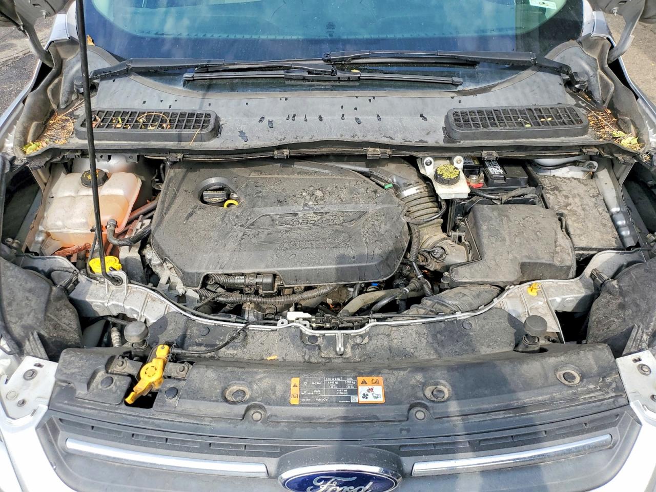 2014 Ford Escape Se Silver vin: 1FMCU9GX0EUD13117