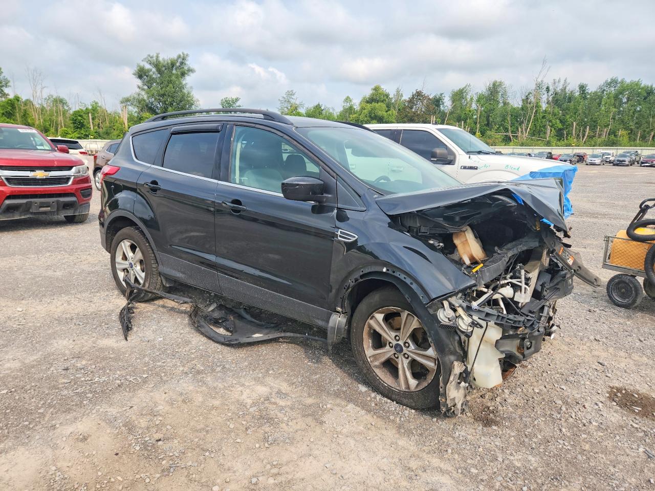 2014 Ford Escape Se Black vin: 1FMCU9GX0EUD46036