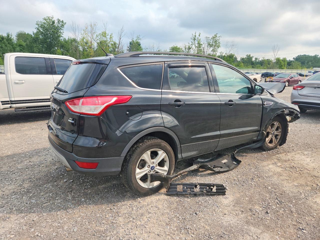 2014 Ford Escape Se Black vin: 1FMCU9GX0EUD46036