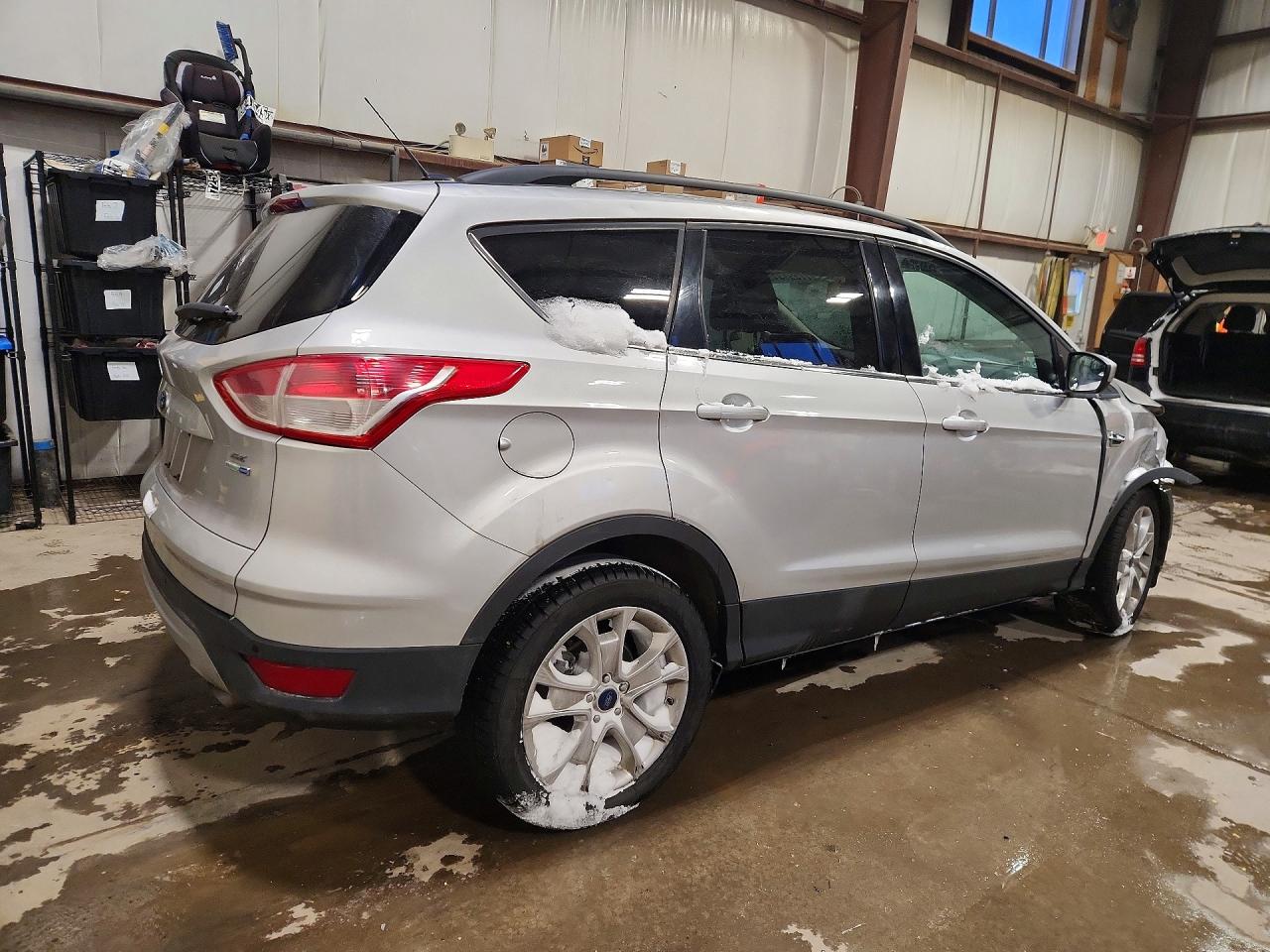 2014 Ford Escape Se Silver vin: 1FMCU9GX0EUD53519