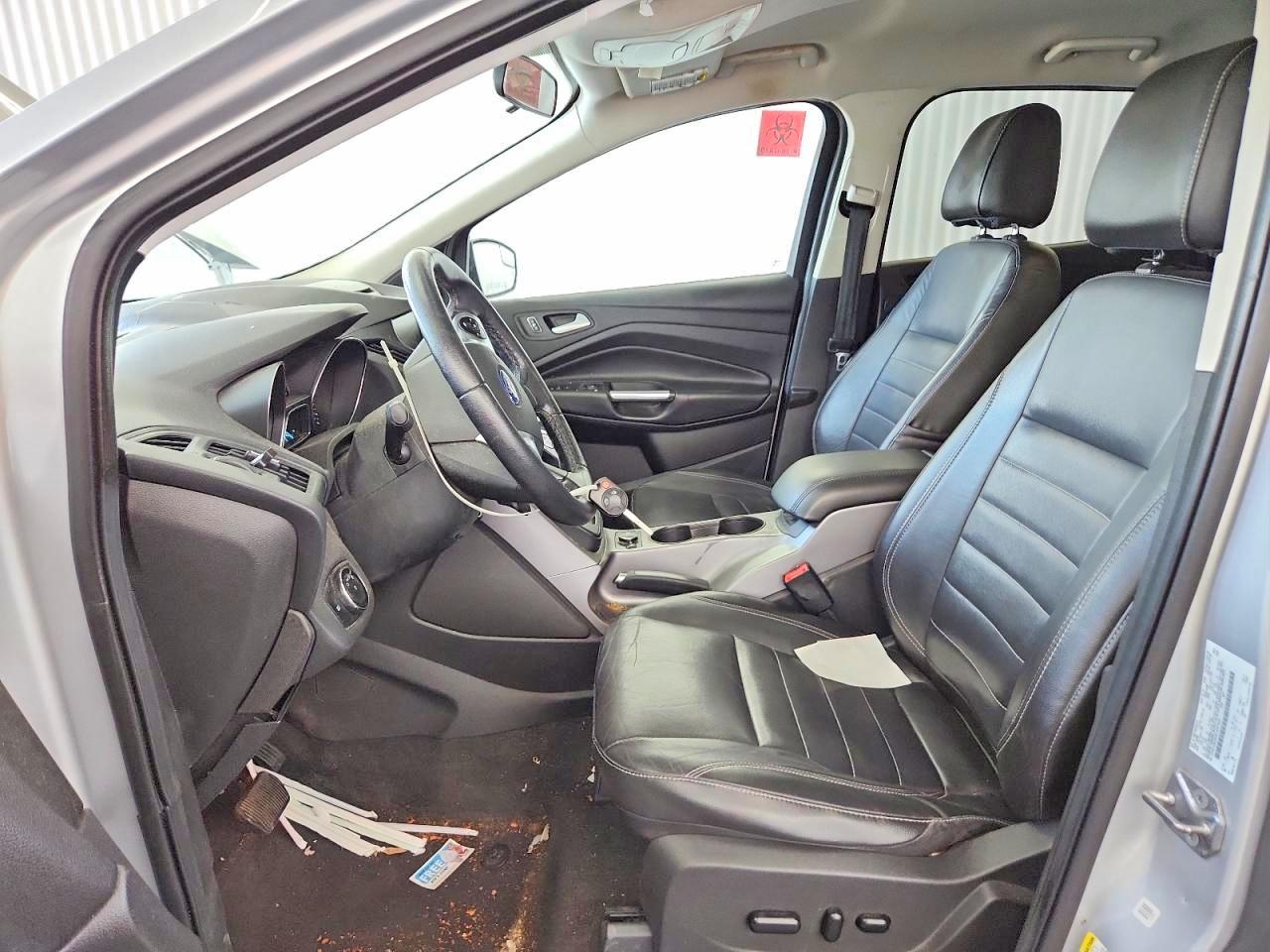 2014 Ford Escape Se Silver vin: 1FMCU9GX0EUD57604