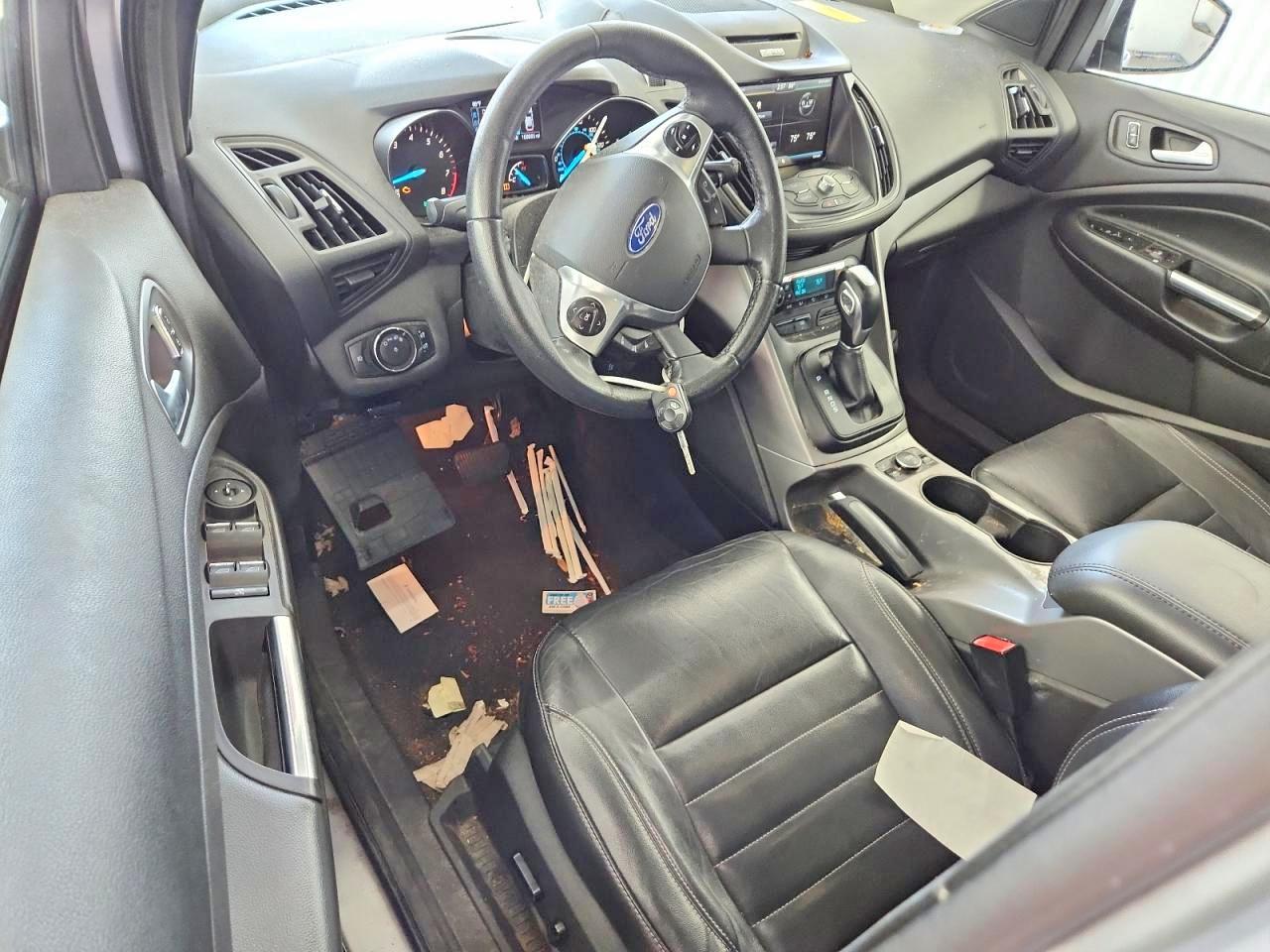 2014 Ford Escape Se Silver vin: 1FMCU9GX0EUD57604
