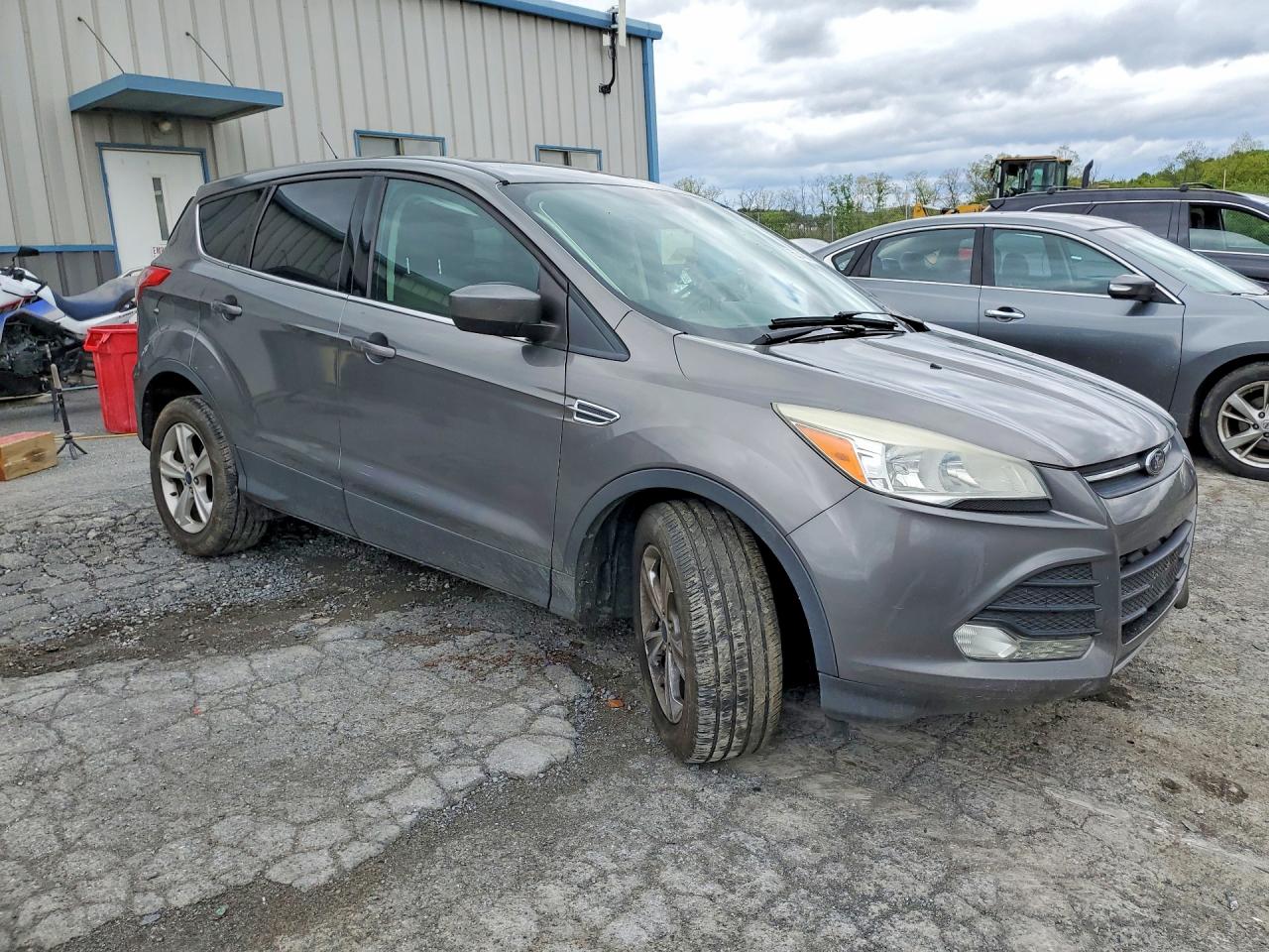 2014 Ford Escape Se Gray vin: 1FMCU9GX0EUD88609
