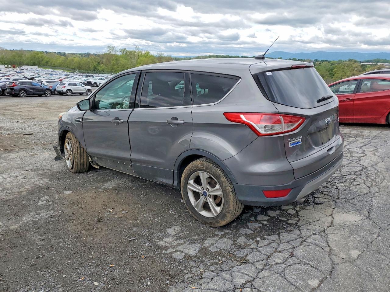 2014 Ford Escape Se Gray vin: 1FMCU9GX0EUD88609