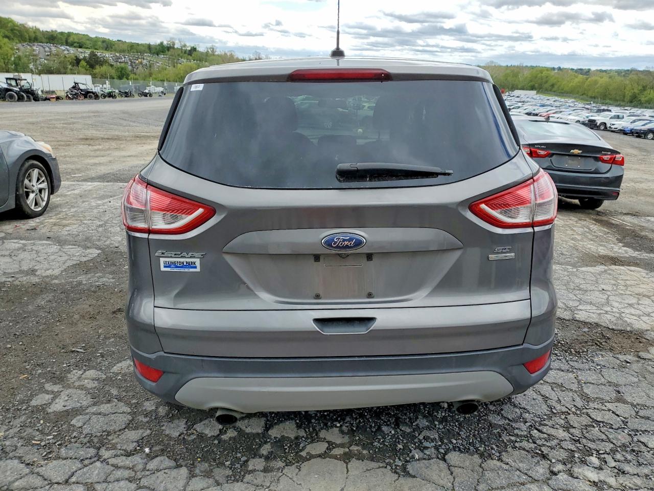 2014 Ford Escape Se Gray vin: 1FMCU9GX0EUD88609