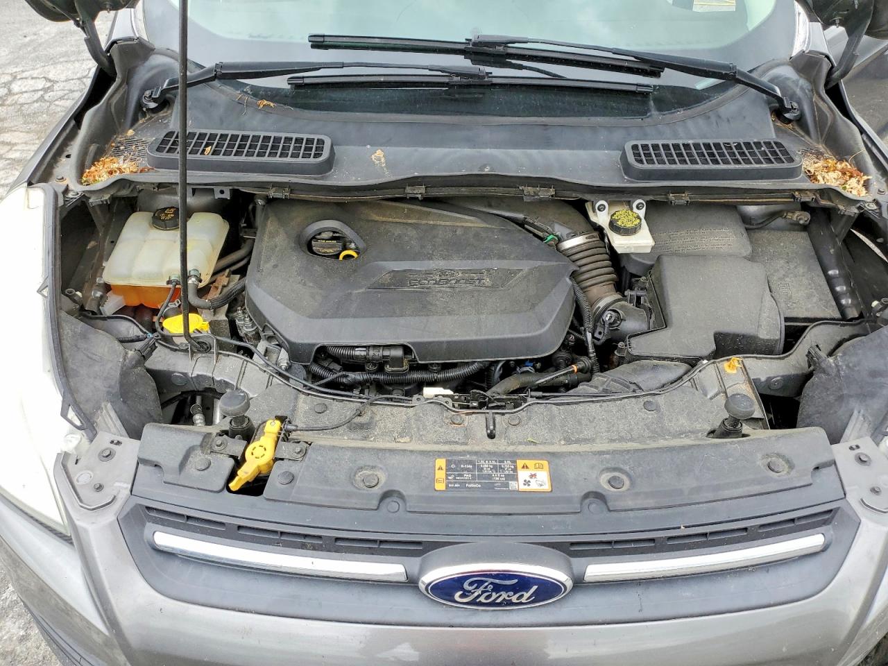 2014 Ford Escape Se Gray vin: 1FMCU9GX0EUD88609