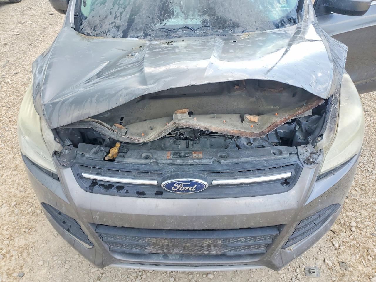 2014 Ford Escape Se Gray vin: 1FMCU9GX0EUD94247