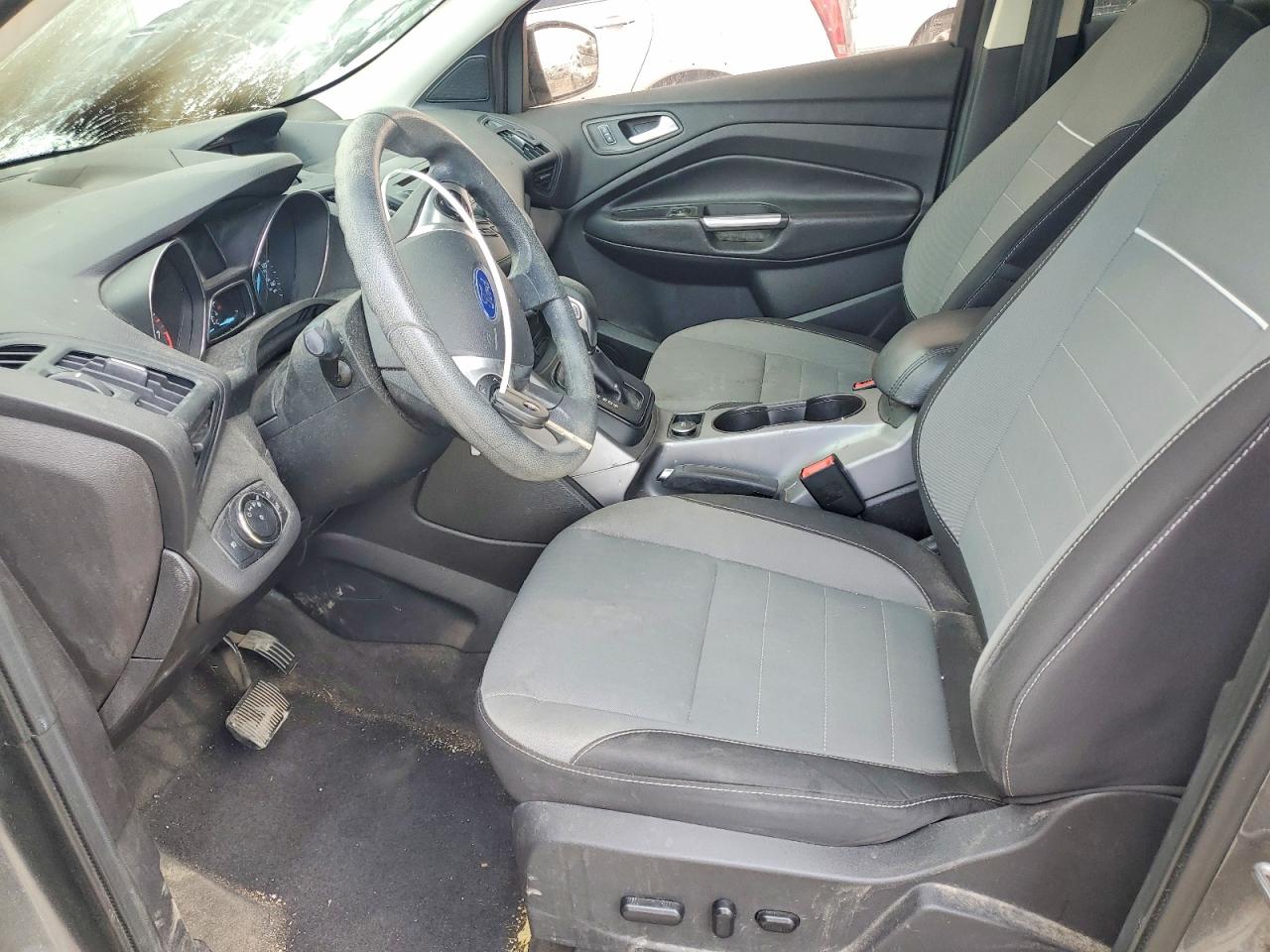 2014 Ford Escape Se Gray vin: 1FMCU9GX0EUD94247
