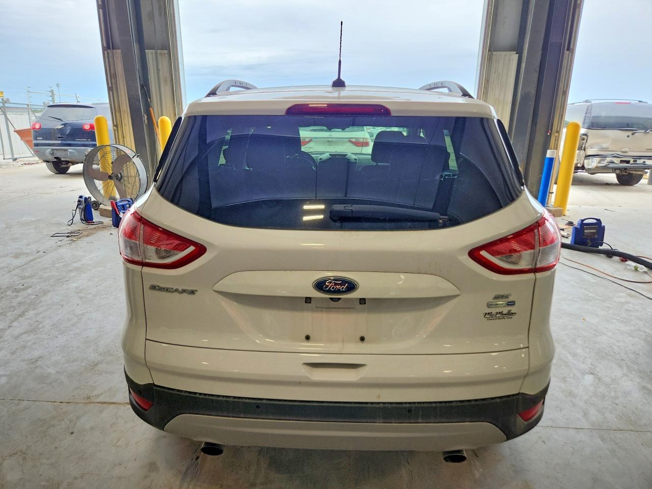2014 Ford Escape Se White vin: 1FMCU9GX0EUE00483