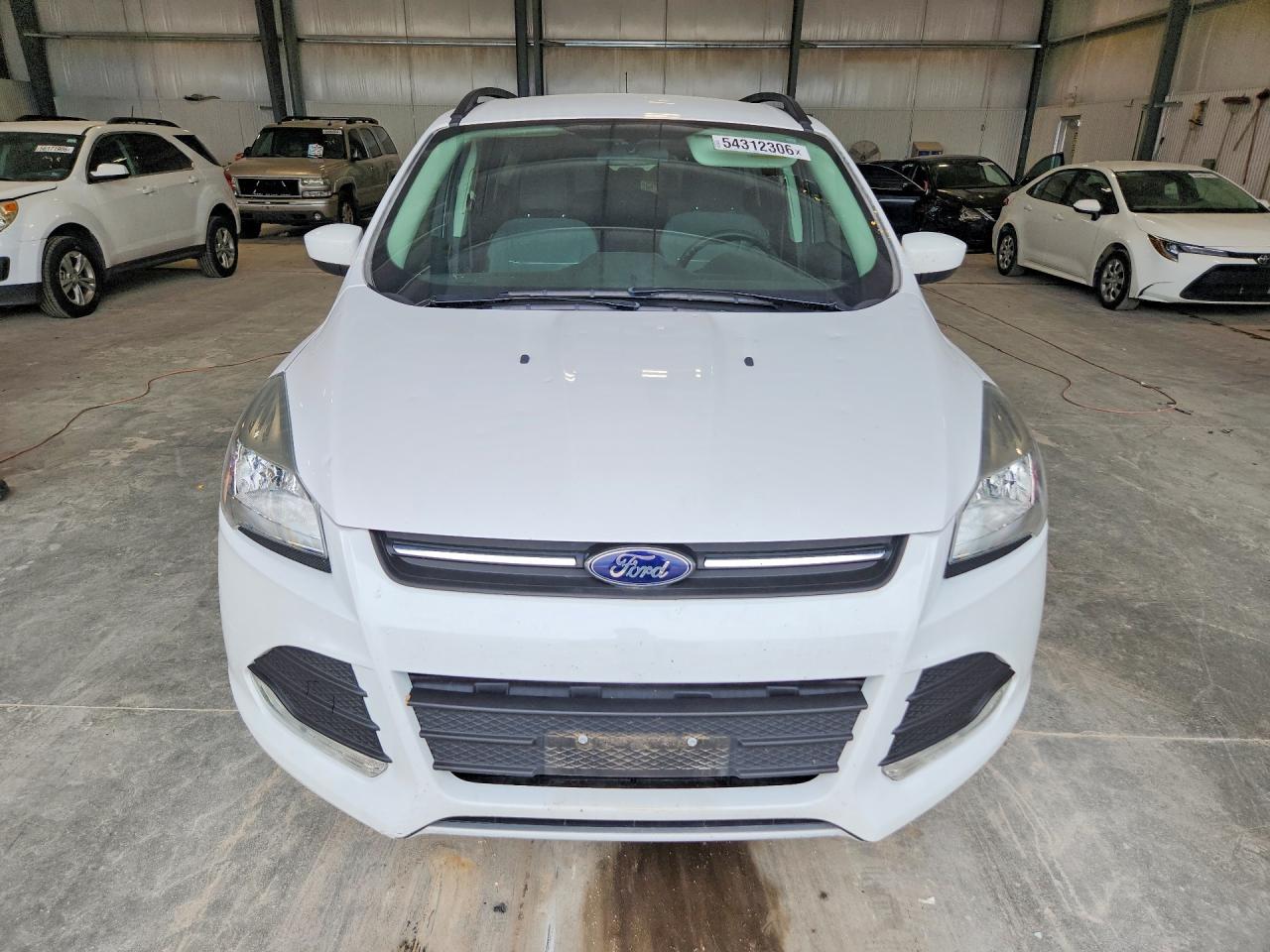 2014 Ford Escape Se White vin: 1FMCU9GX0EUE00483