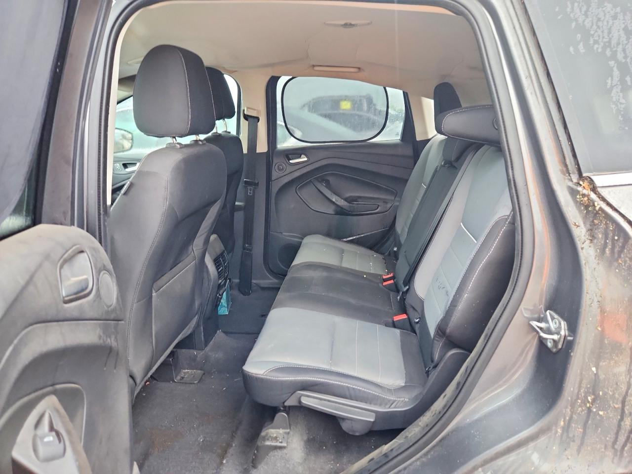 2014 Ford Escape Se Gray vin: 1FMCU9GX0EUE22421