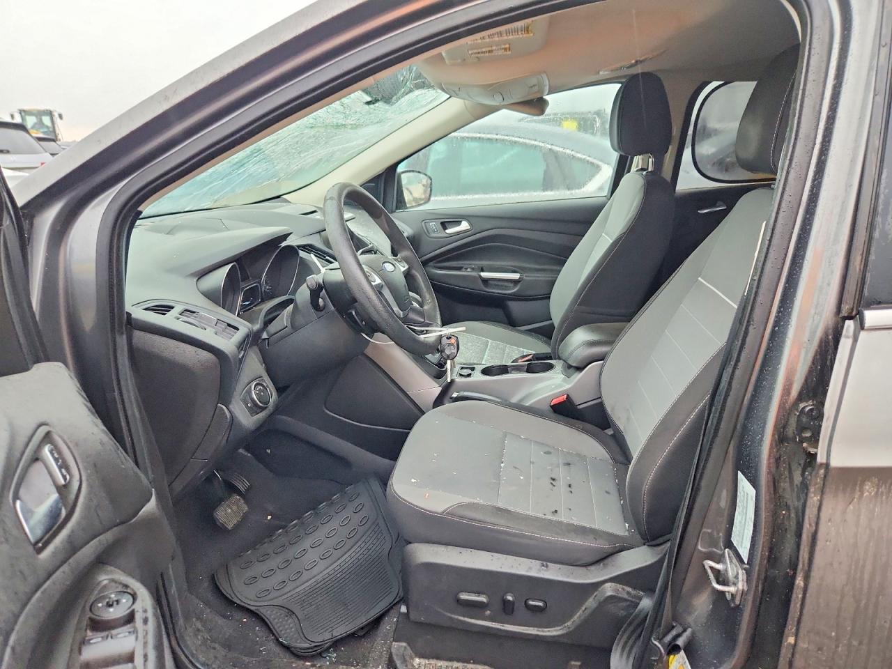 2014 Ford Escape Se Gray vin: 1FMCU9GX0EUE22421
