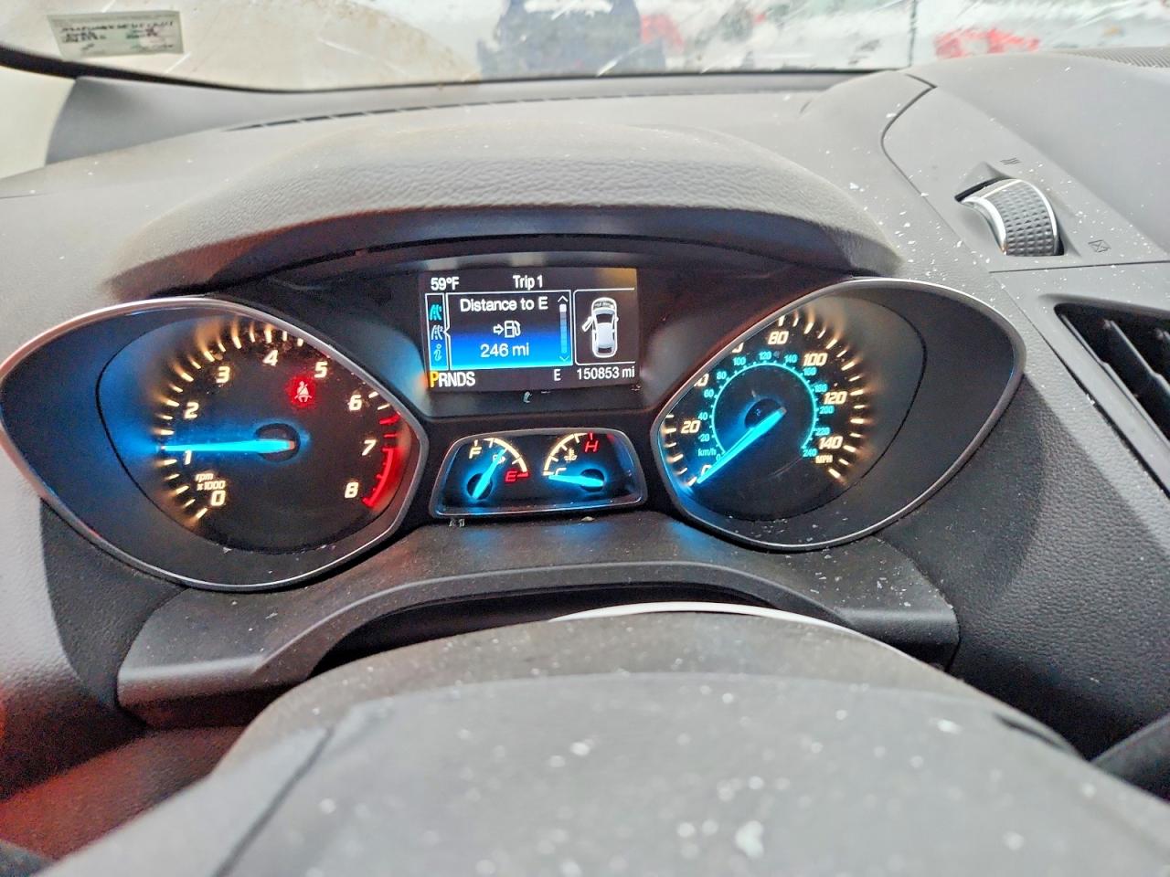 2014 Ford Escape Se Gray vin: 1FMCU9GX0EUE22421