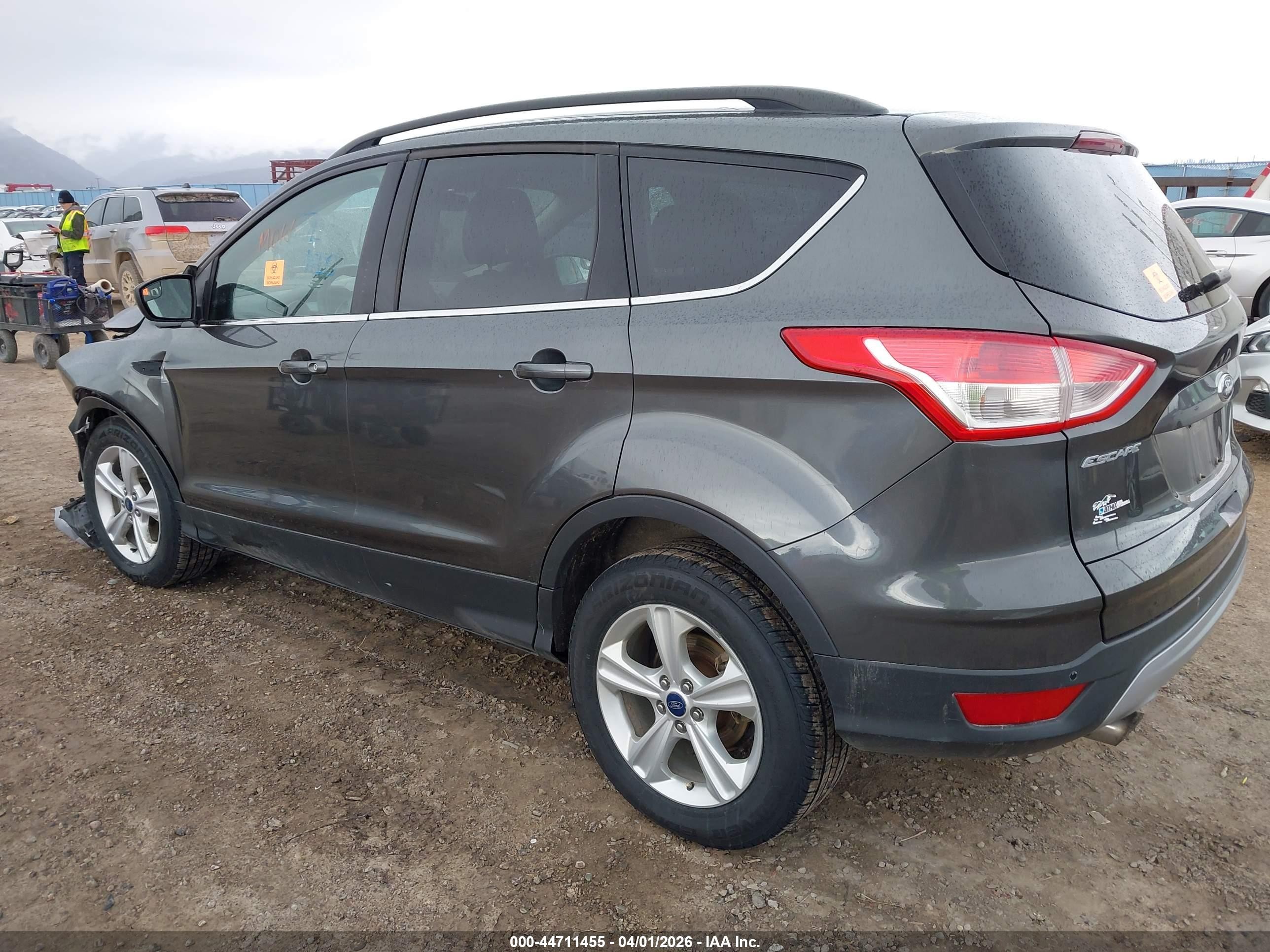 2015 Ford Escape Se Gray vin: 1FMCU9GX0FUA09609