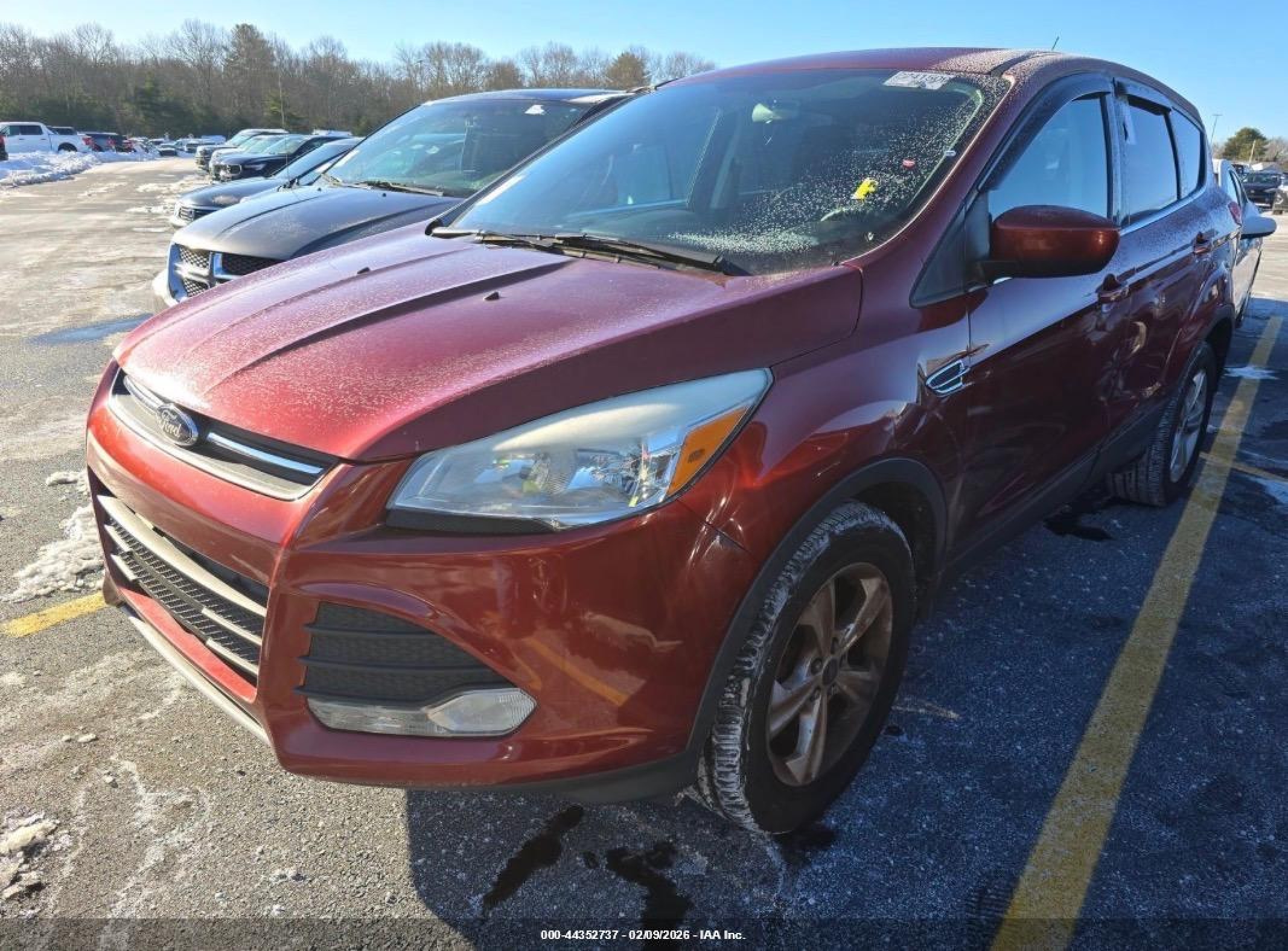 2015 Ford Escape Se Red vin: 1FMCU9GX0FUA35451