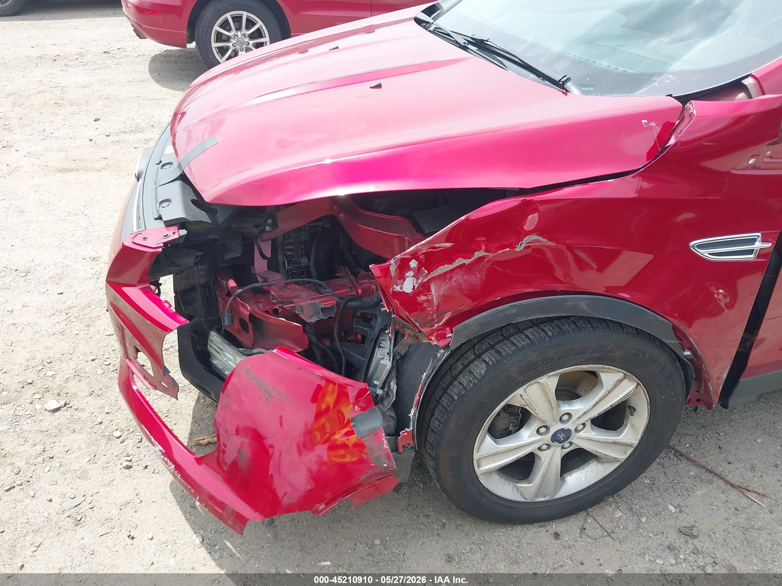 2015 Ford Escape Se Red vin: 1FMCU9GX0FUA72127