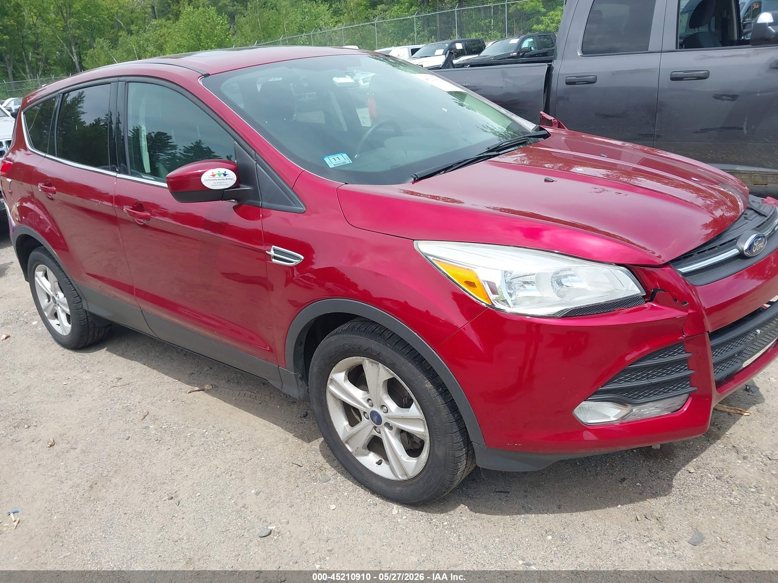 2015 Ford Escape Se Red vin: 1FMCU9GX0FUA72127