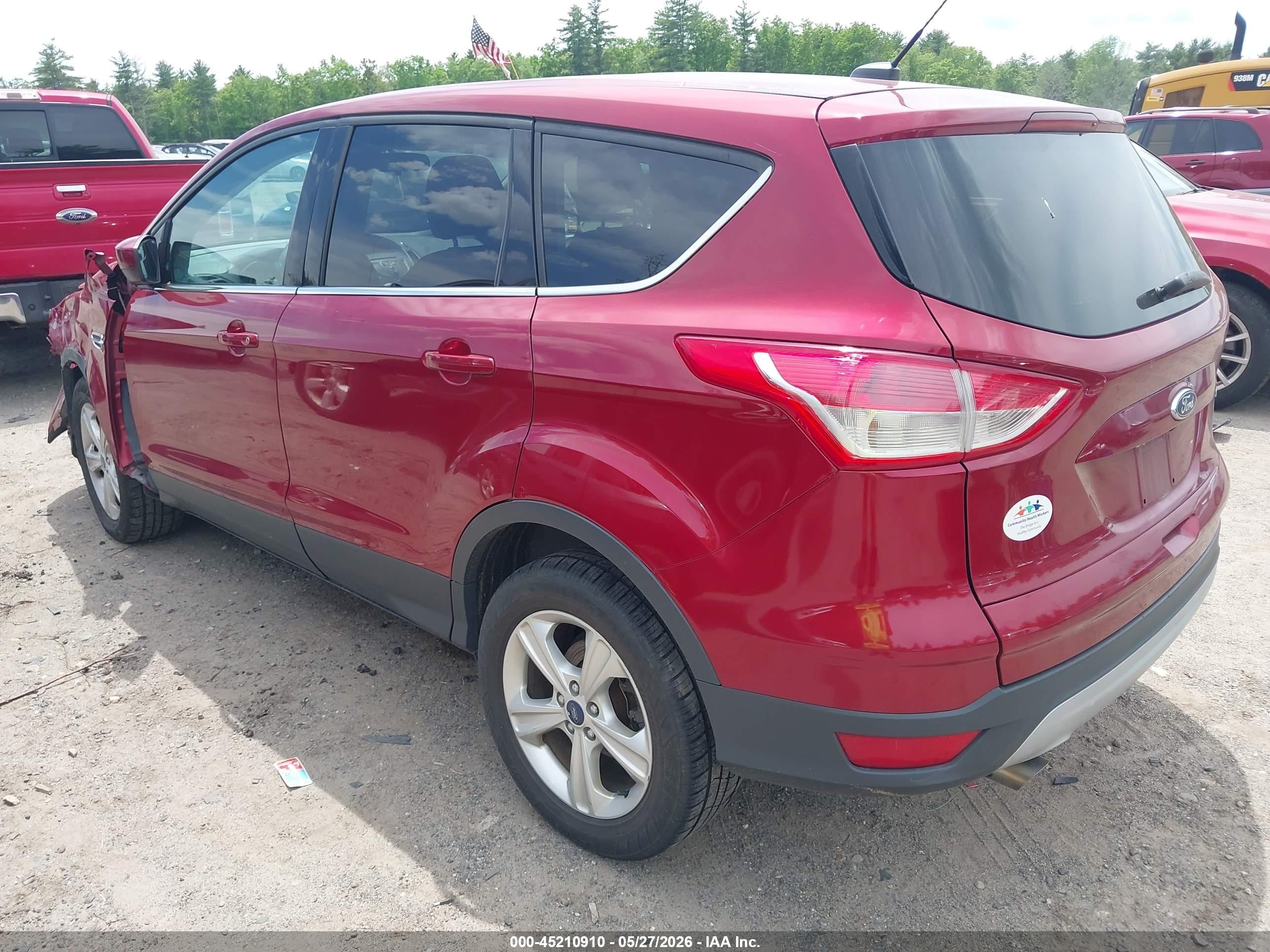 2015 Ford Escape Se Red vin: 1FMCU9GX0FUA72127