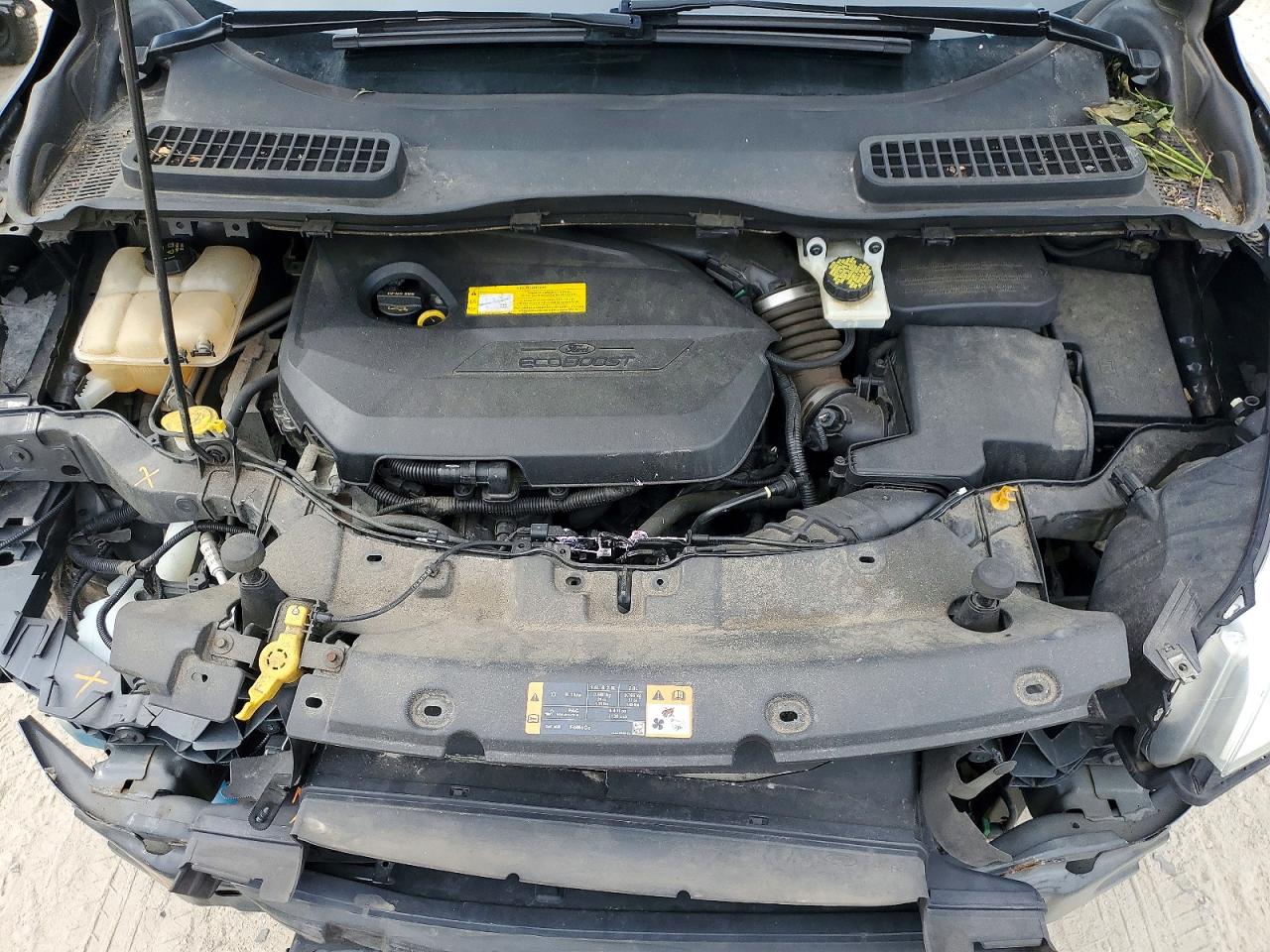 2015 Ford Escape Se Black vin: 1FMCU9GX0FUA82415