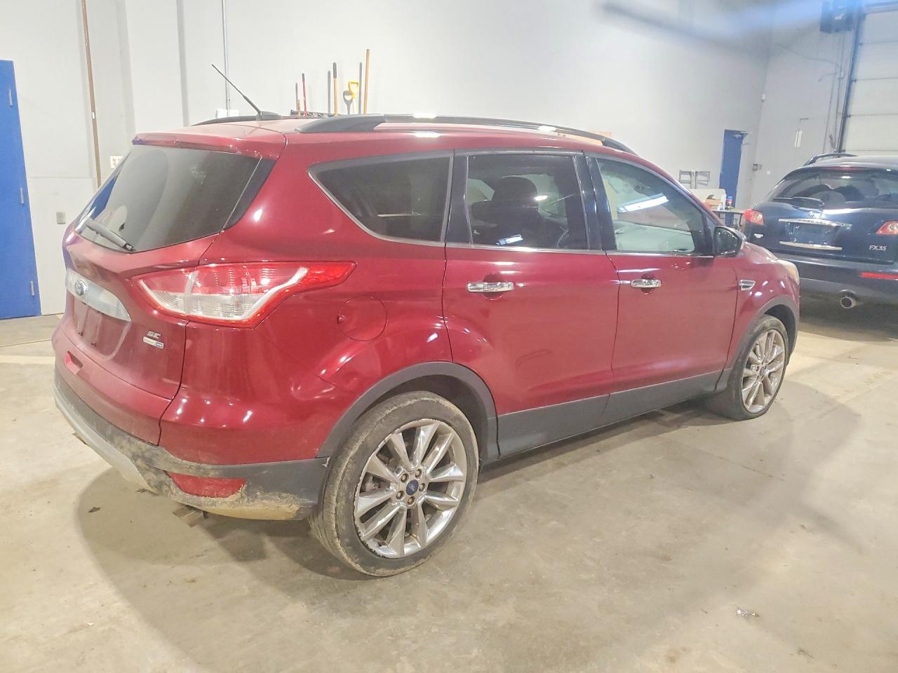 2015 Ford Escape Se Red vin: 1FMCU9GX0FUB52589