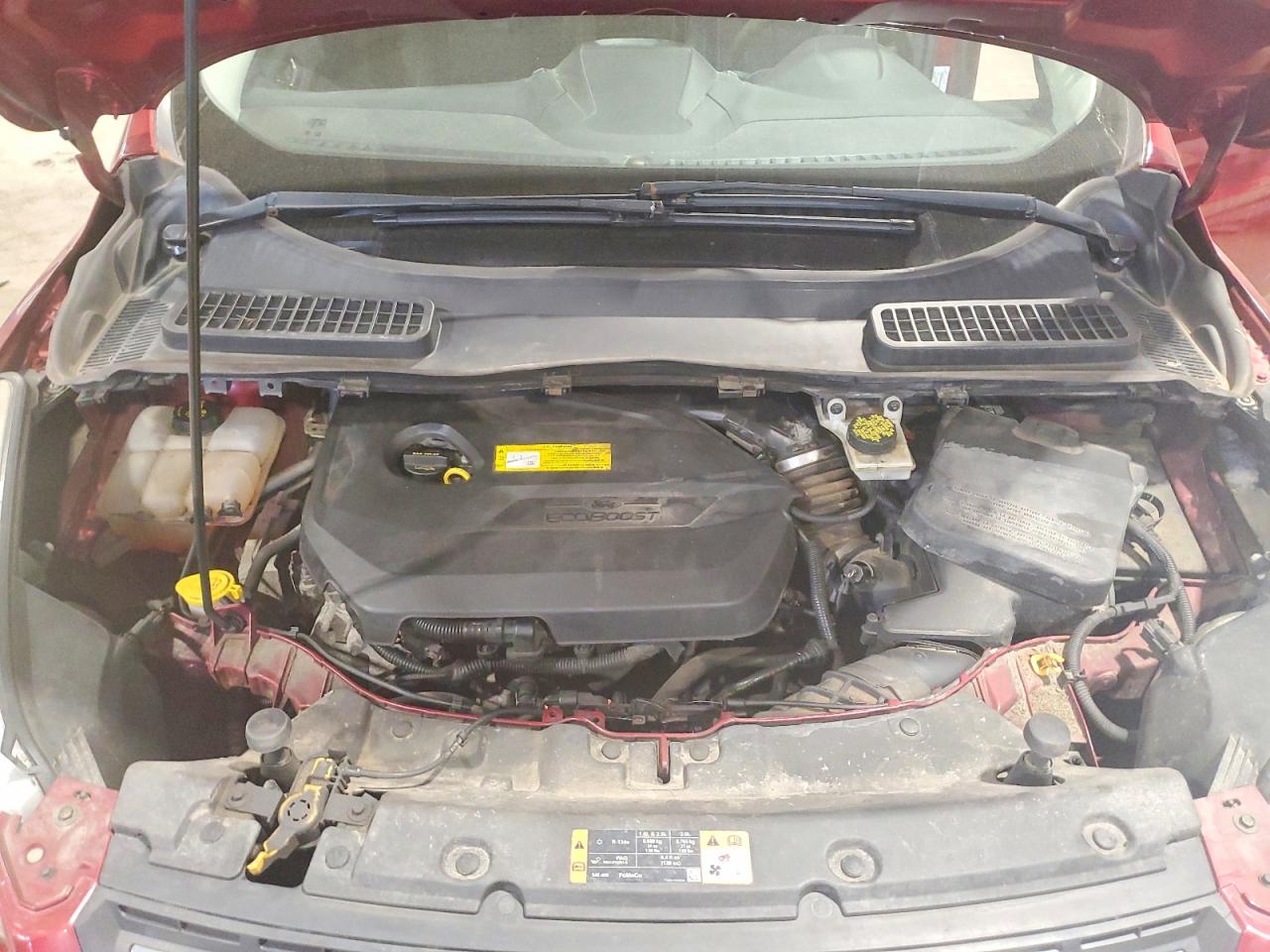 2015 Ford Escape Se Red vin: 1FMCU9GX0FUB52589