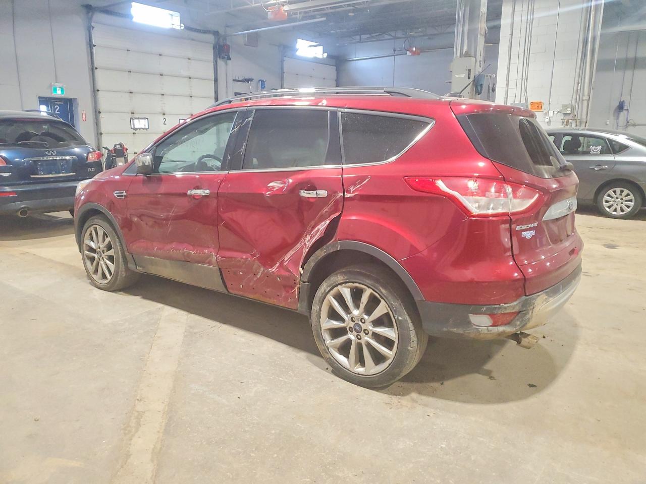2015 Ford Escape Se Red vin: 1FMCU9GX0FUB52589