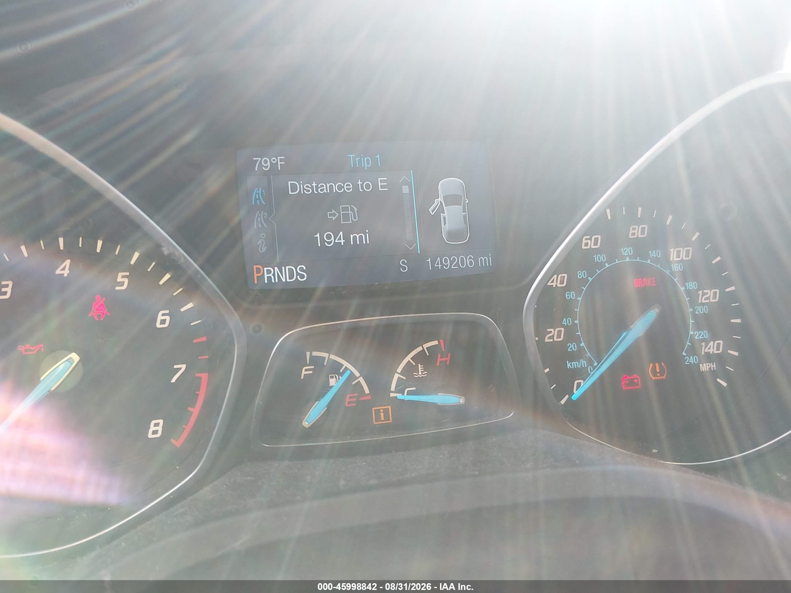 2015 Ford Escape Se Red vin: 1FMCU9GX0FUB53953