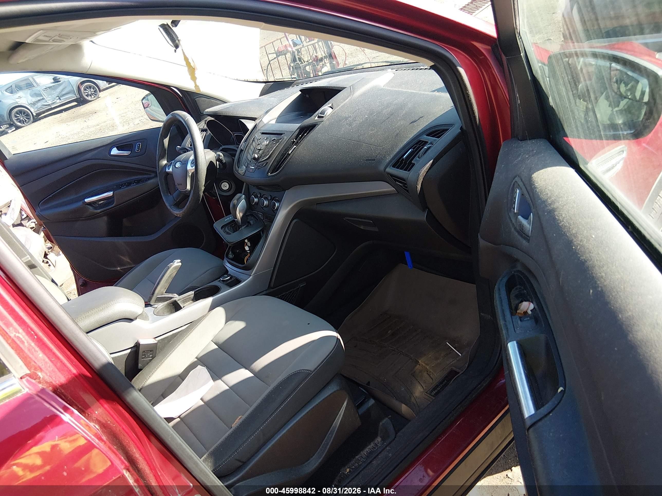 2015 Ford Escape Se Red vin: 1FMCU9GX0FUB53953