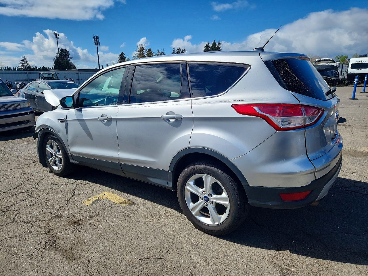 2015 Ford Escape Se Silver vin: 1FMCU9GX0FUB74270
