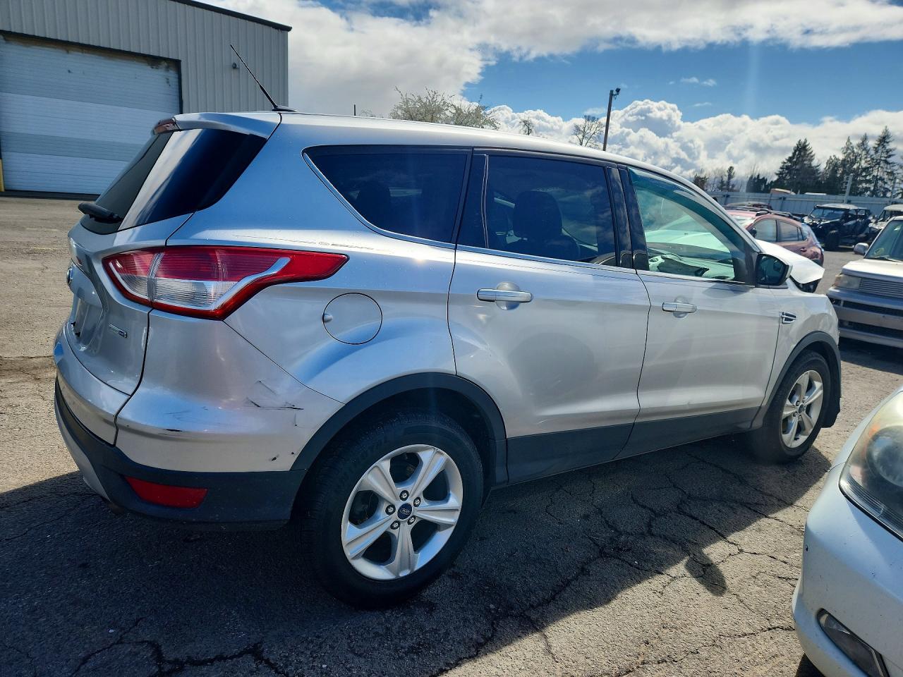2015 Ford Escape Se Silver vin: 1FMCU9GX0FUB74270