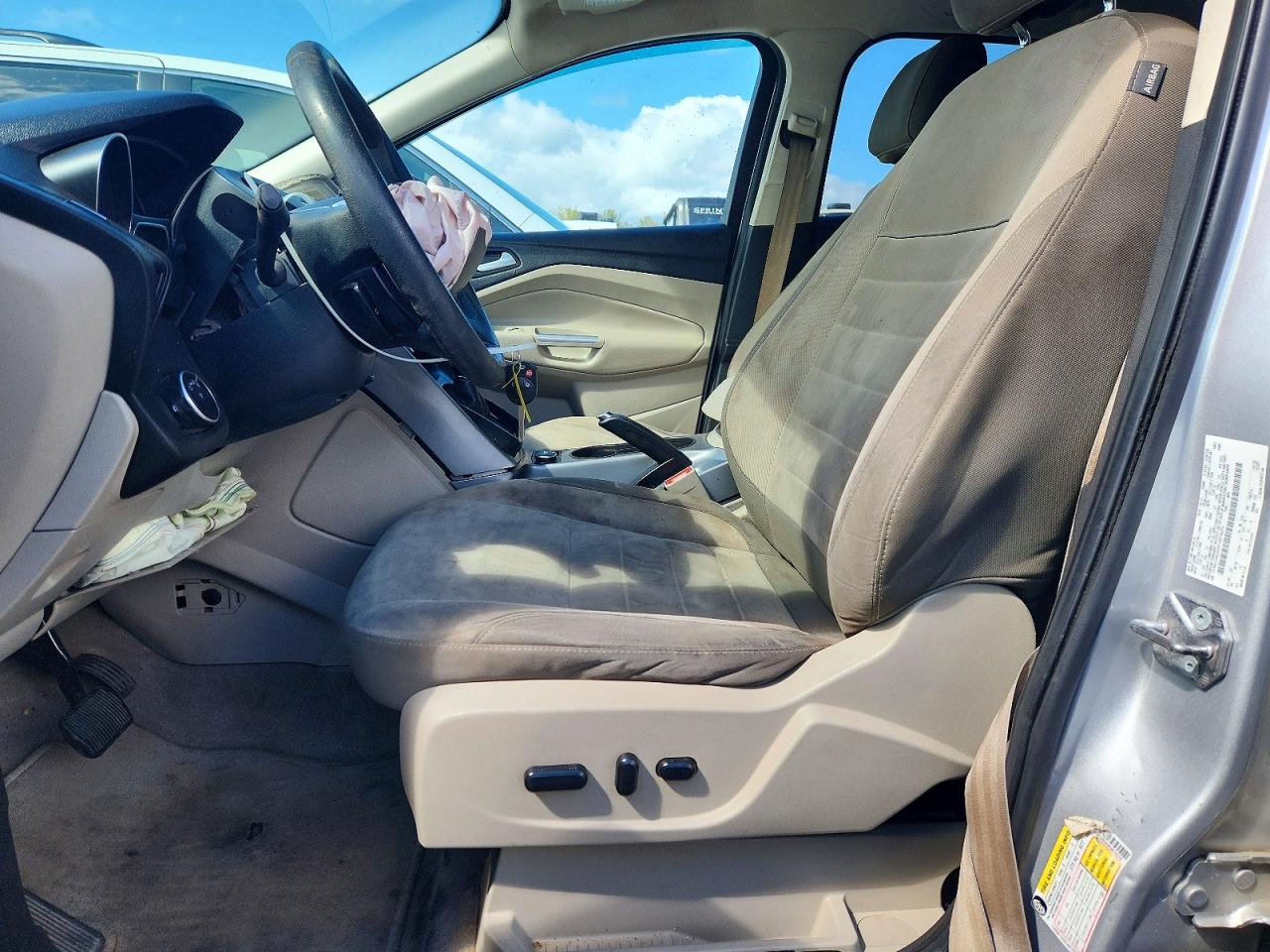2015 Ford Escape Se Silver vin: 1FMCU9GX0FUB74270