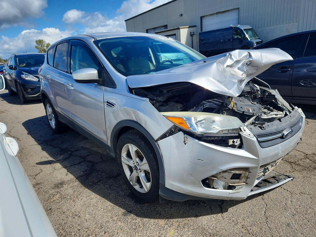 2015 Ford Escape Se Silver vin: 1FMCU9GX0FUB74270