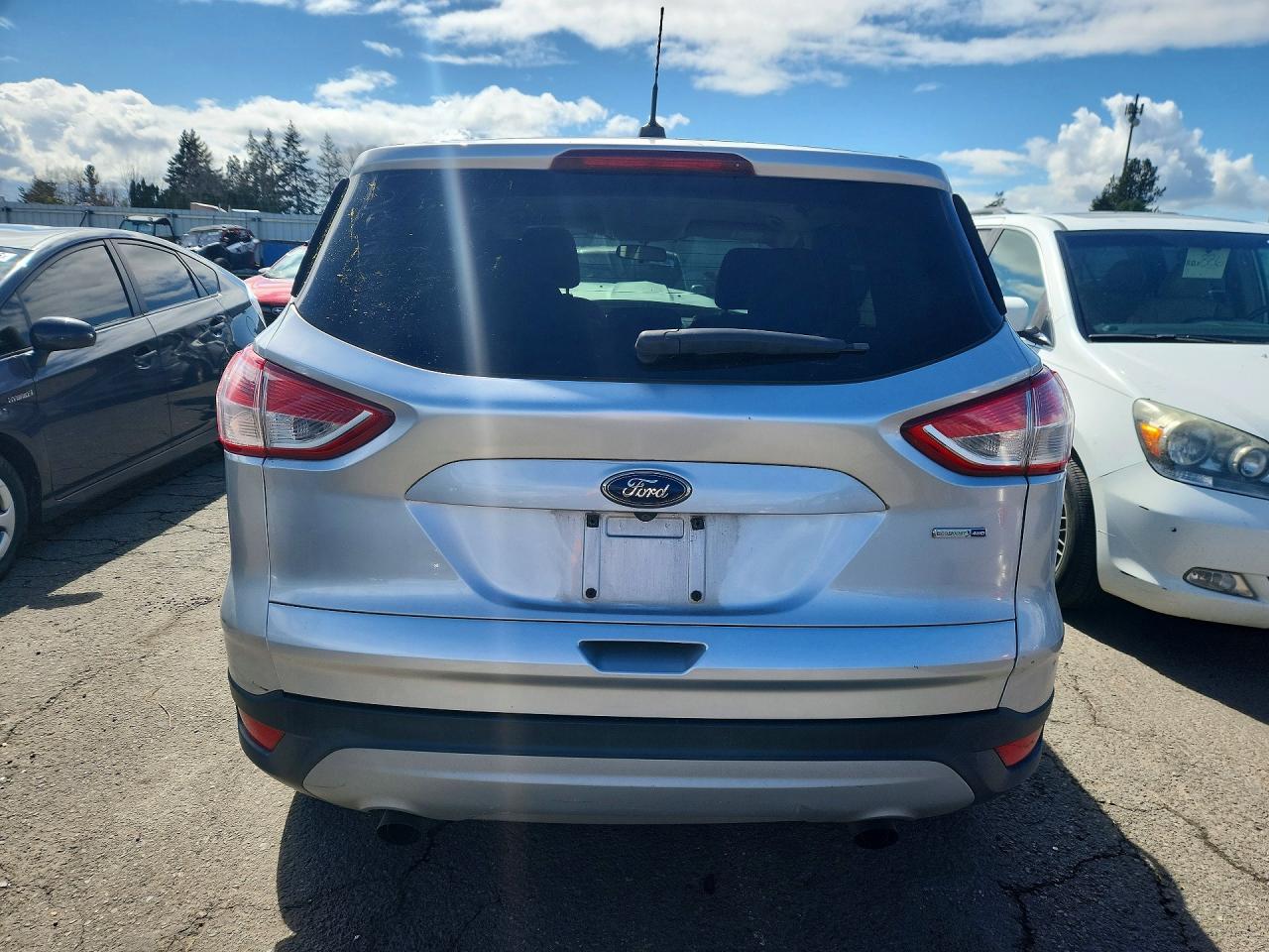 2015 Ford Escape Se Silver vin: 1FMCU9GX0FUB74270