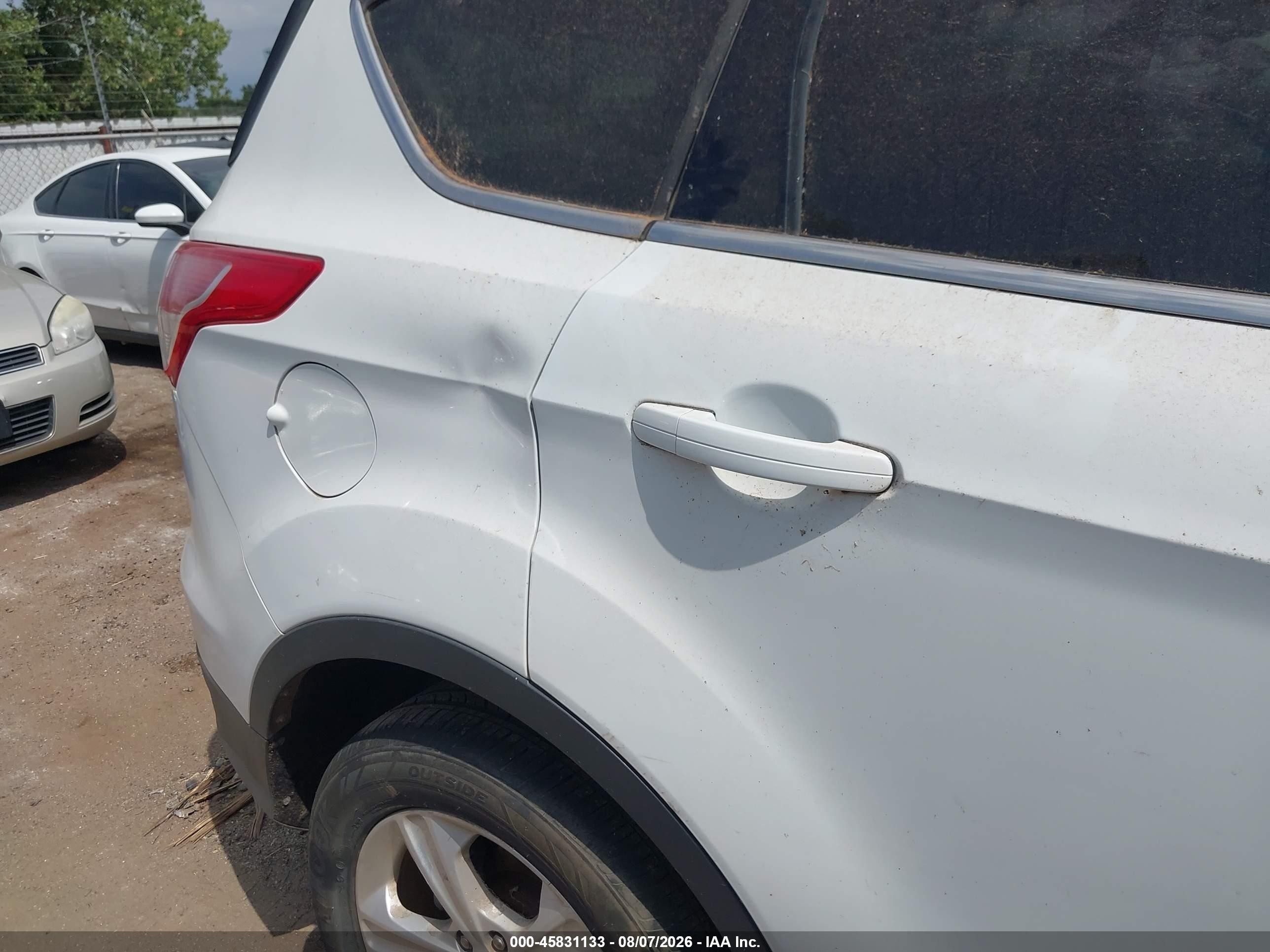 2015 Ford Escape Se White vin: 1FMCU9GX0FUC13326