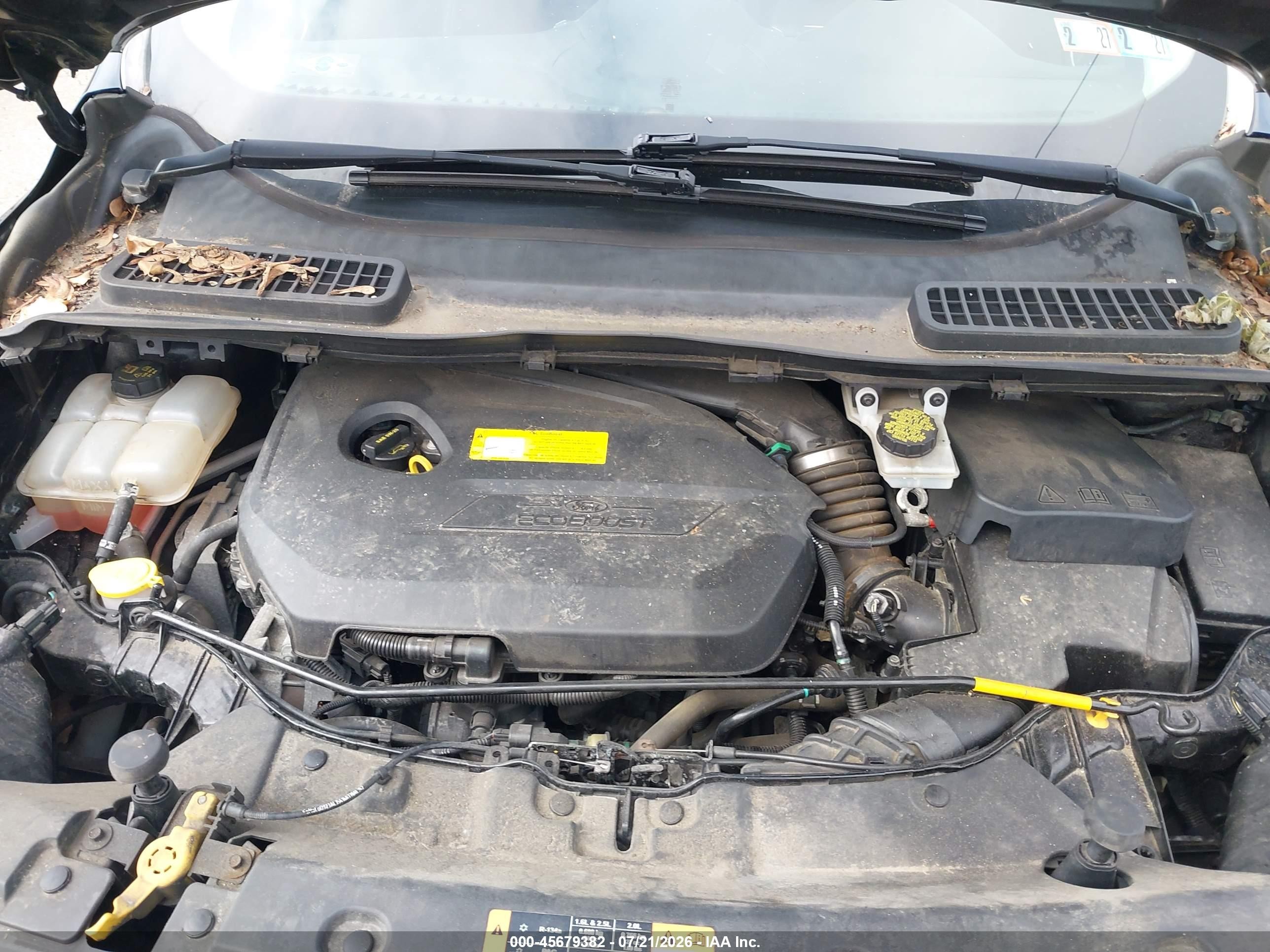 2016 Ford Escape Se Черный vin: 1FMCU9GX0GUC04143