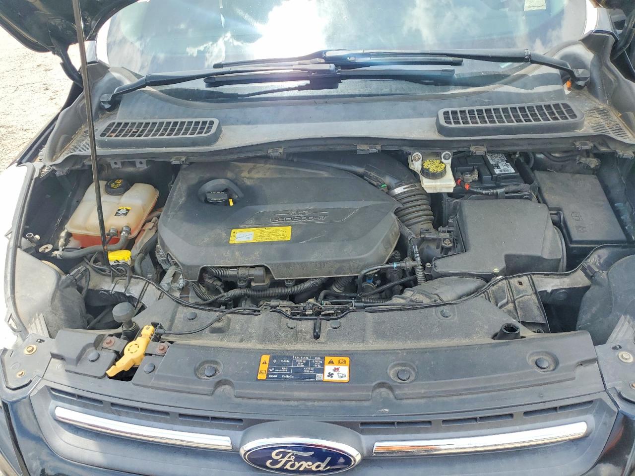 2013 Ford Escape Se Black vin: 1FMCU9GX1DUA19692