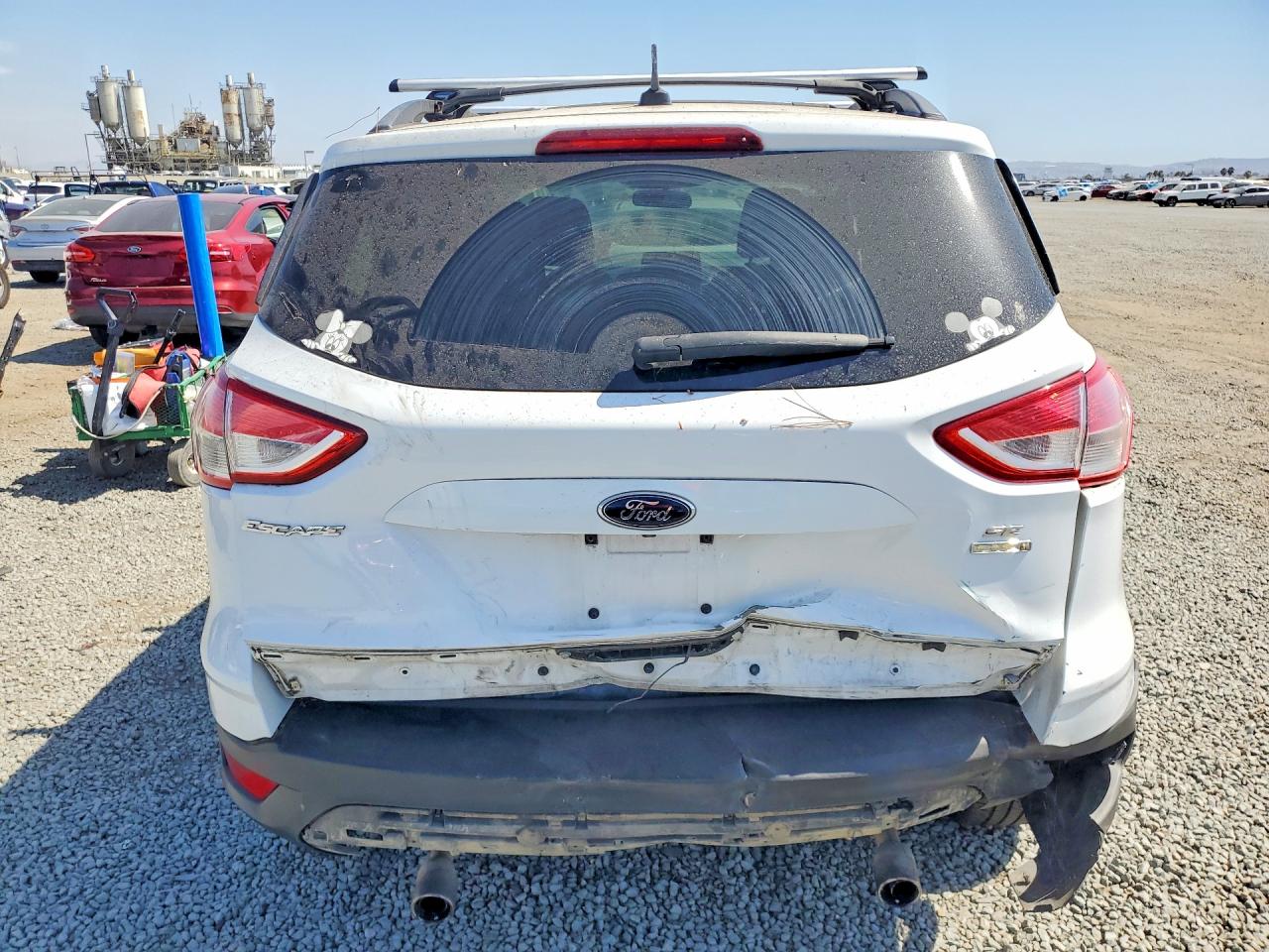 2013 Ford Escape Se White vin: 1FMCU9GX1DUA42583